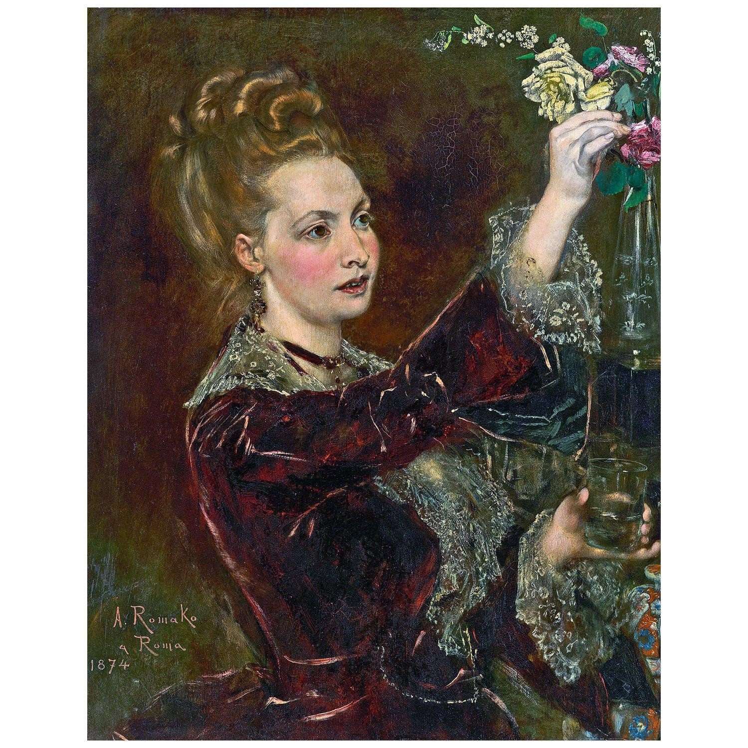  Anton Romalo. Elisabeth von Nast-Lomb. 1874. Galerie Belvedere Wien