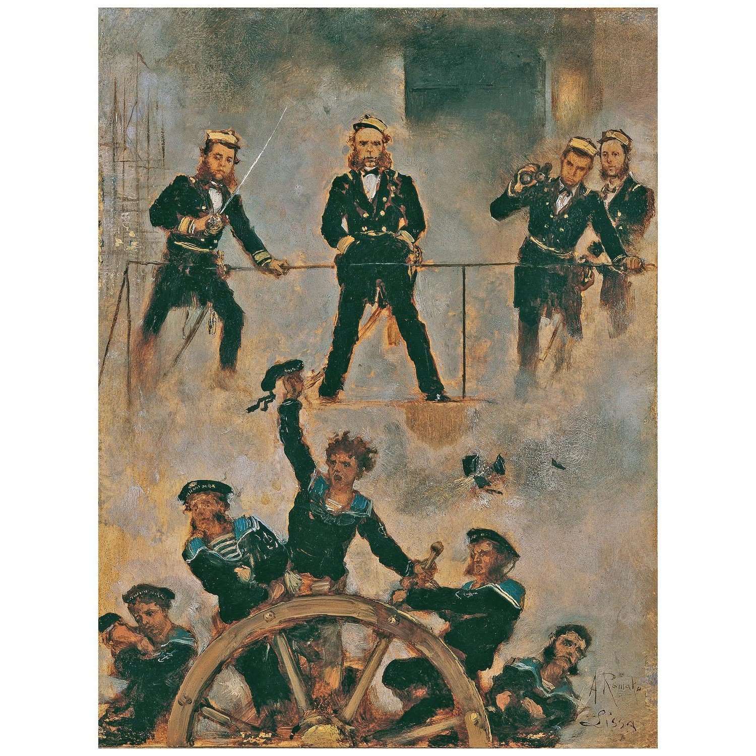  Anton Romalo. Admiral Tegetthoff. 1878. Galerie Belvedere Wien