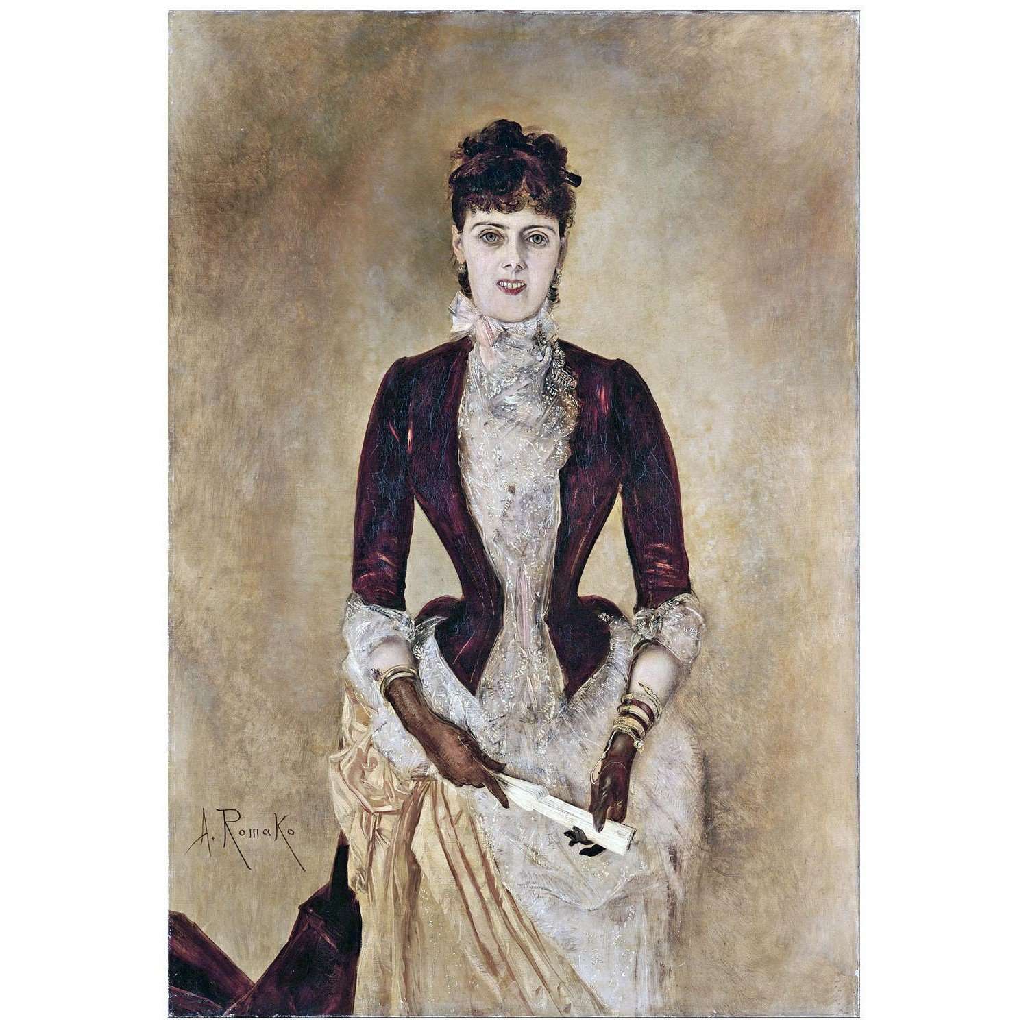 Anton Romalo. Isabella Reisser. 1885. Leopold Museum Wien