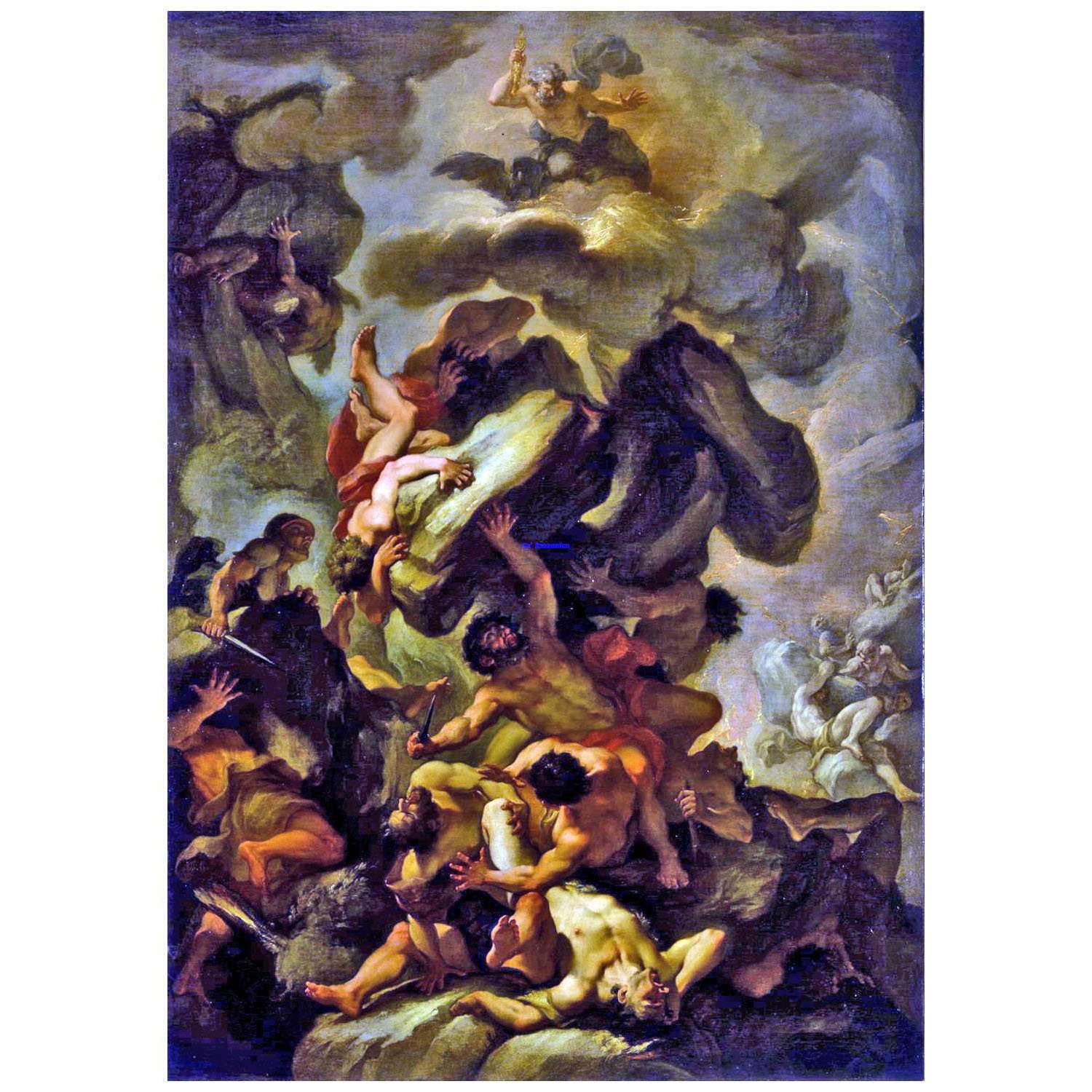  Antonio Balestra. La caduta dei Giganti. 1694. Ca Rezzonico Venezia