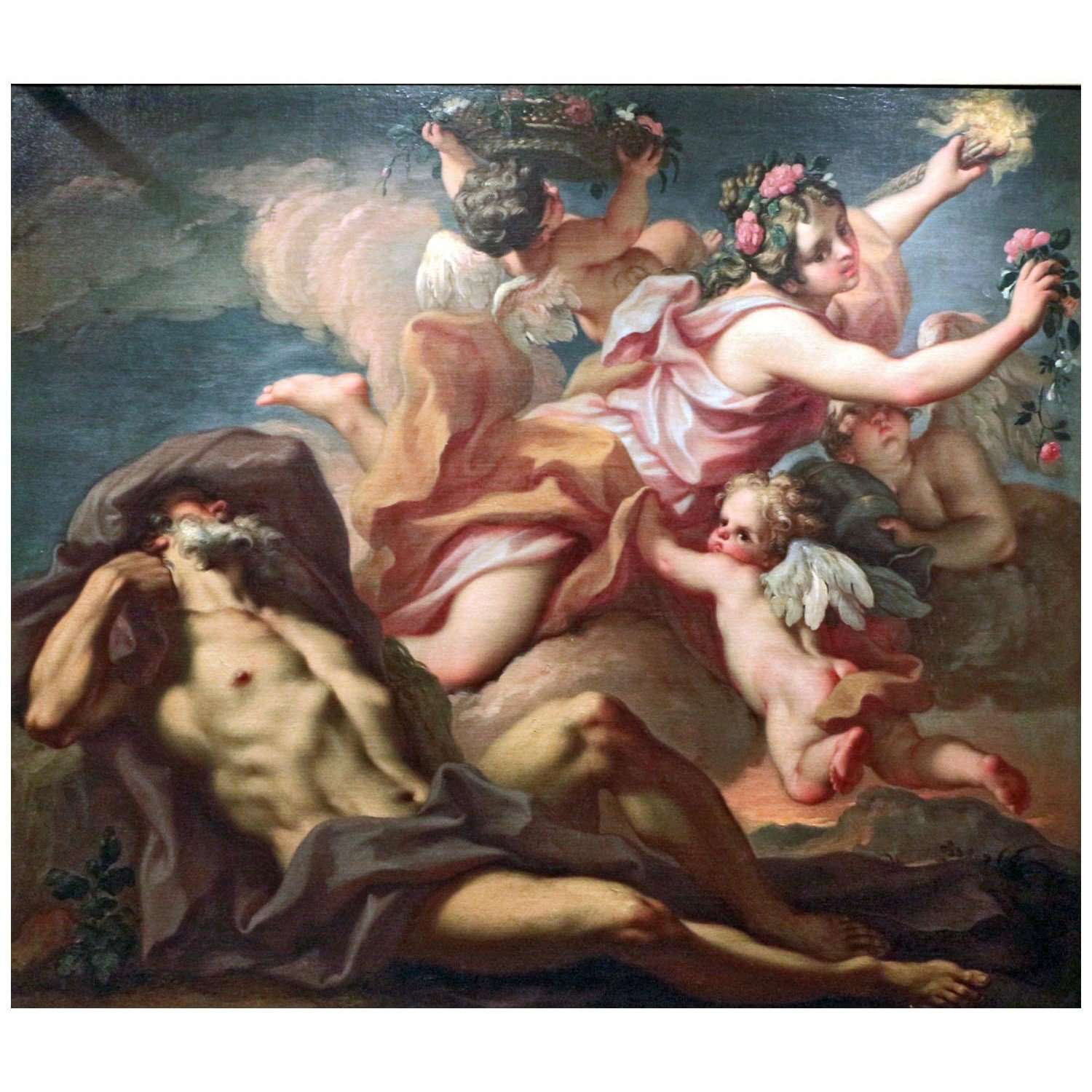  Antonio Balestra. Aurora che si parte da Titone. 1705. Museo del Settecento Venezia