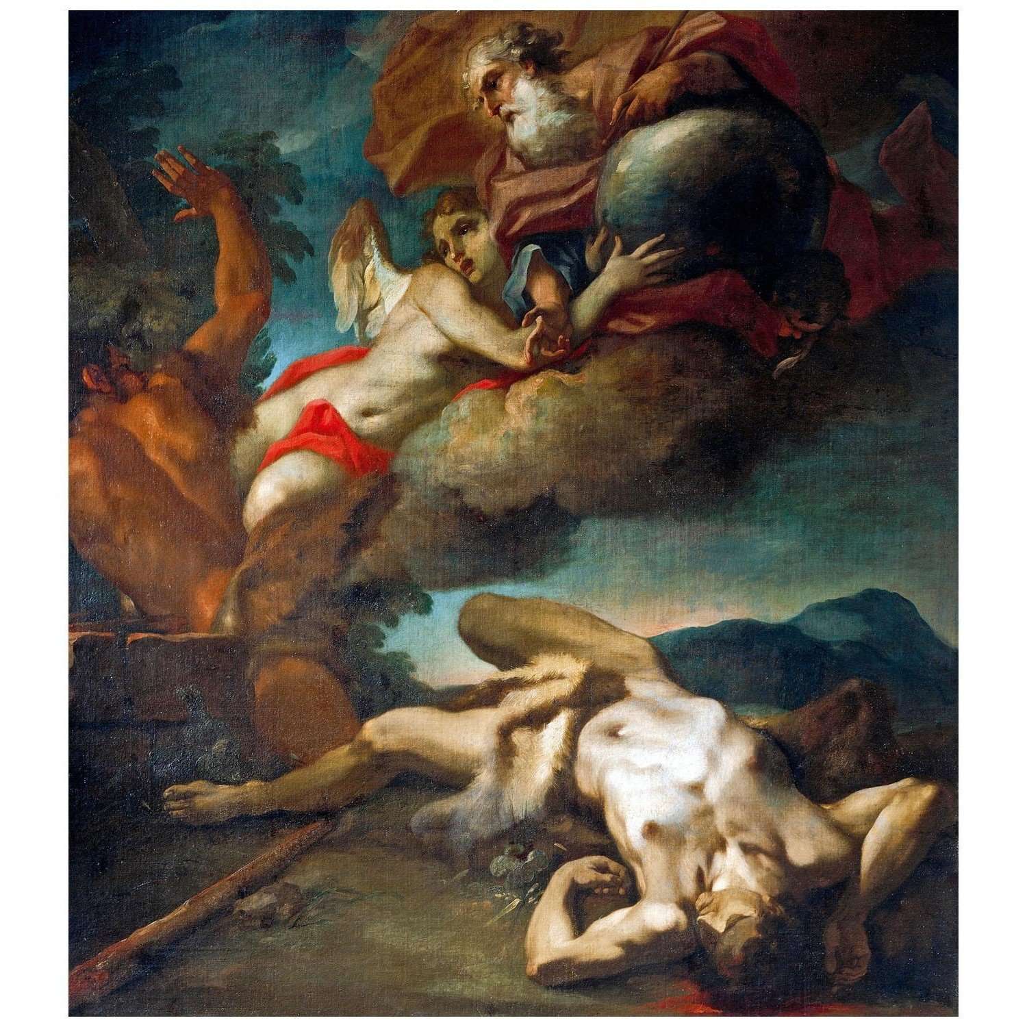  Antonio Balestra. L'anima di Abel ascende al cielo. 1710. Castelvecchio Verona