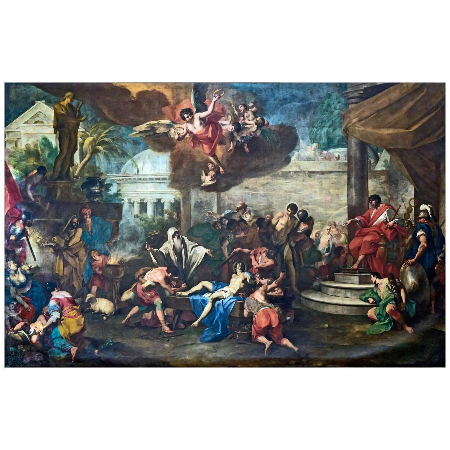 Antonio Balestra. Martirio dei Santi Cosma e Damiano. 1718. Basilica di S. Giustina Padua