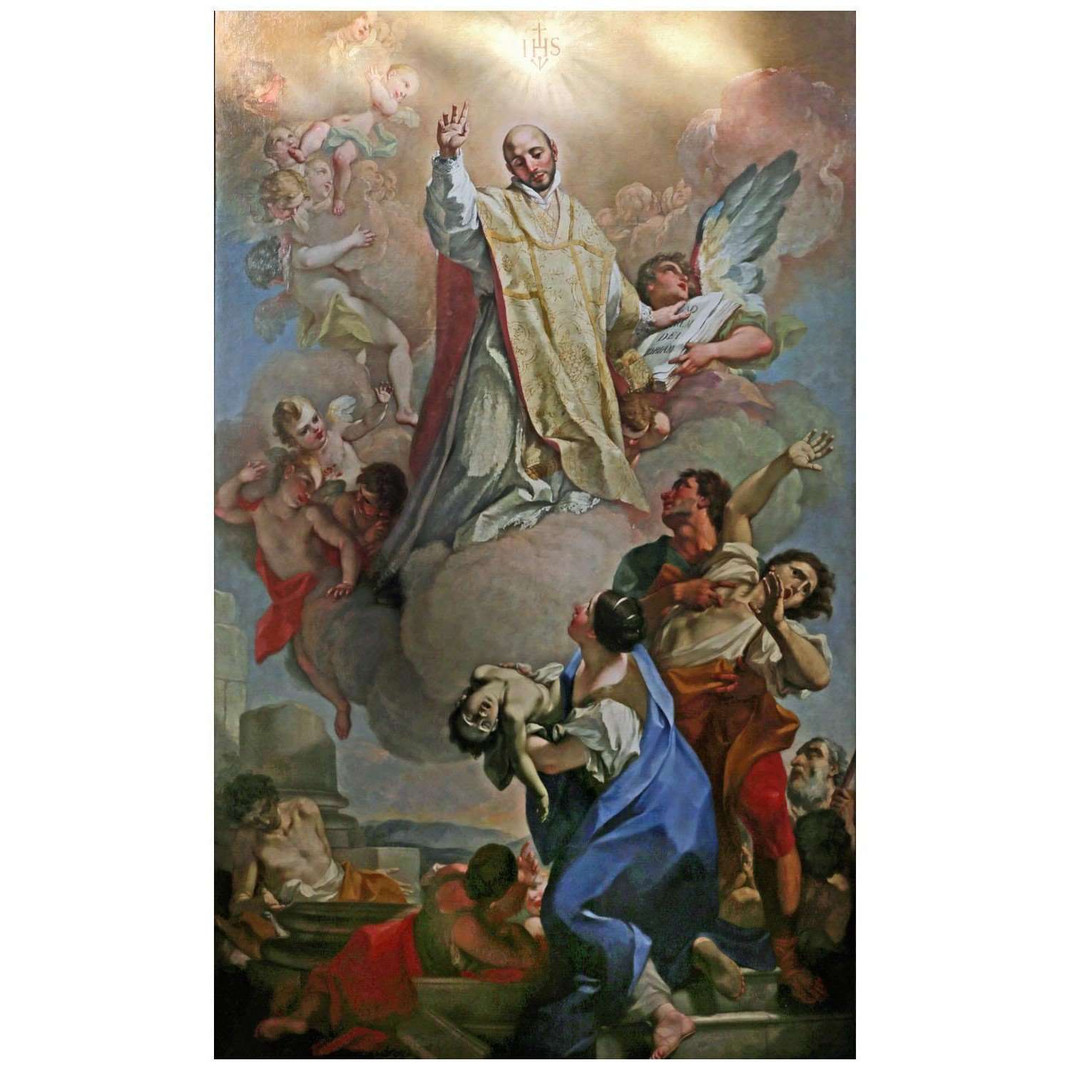  Antonio Balestra. Miracoli di Sant'Ignazio. 1724. Cavalcaselle Museum Verona