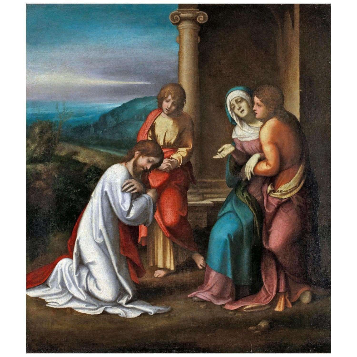    Correggio. Commiato di Cristo dalla madre. 1513. National Gallery London