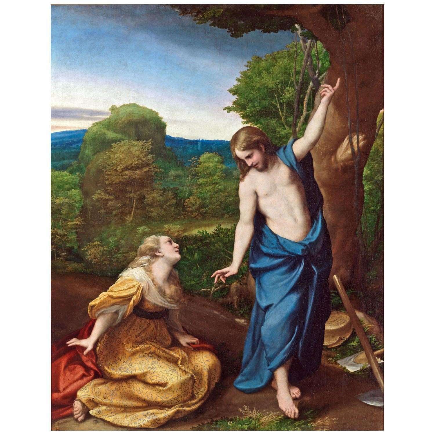    Correggio. Noli me tangere. 1525. Museo del Prado
