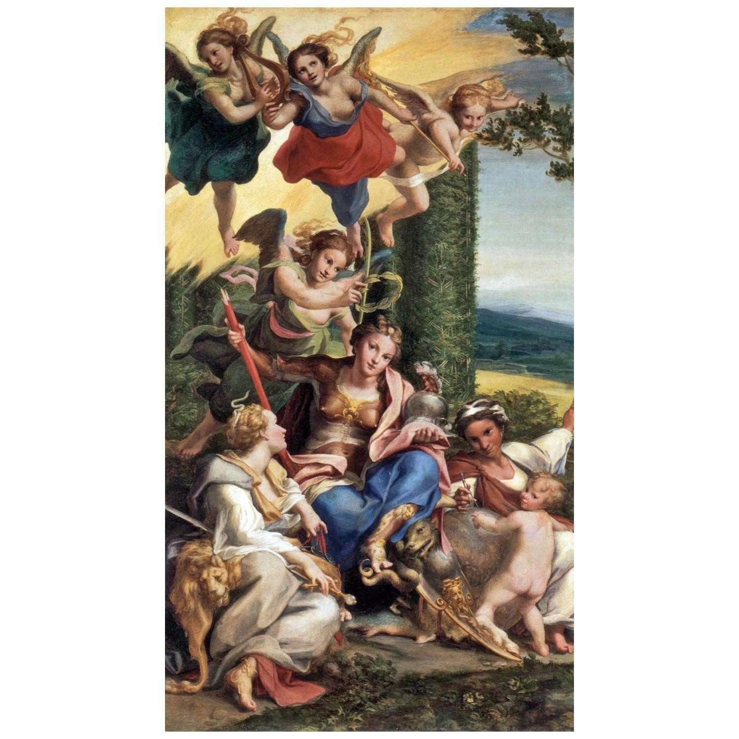    Correggio. Allegoria della Virtu. 1531. Musee du Louvre