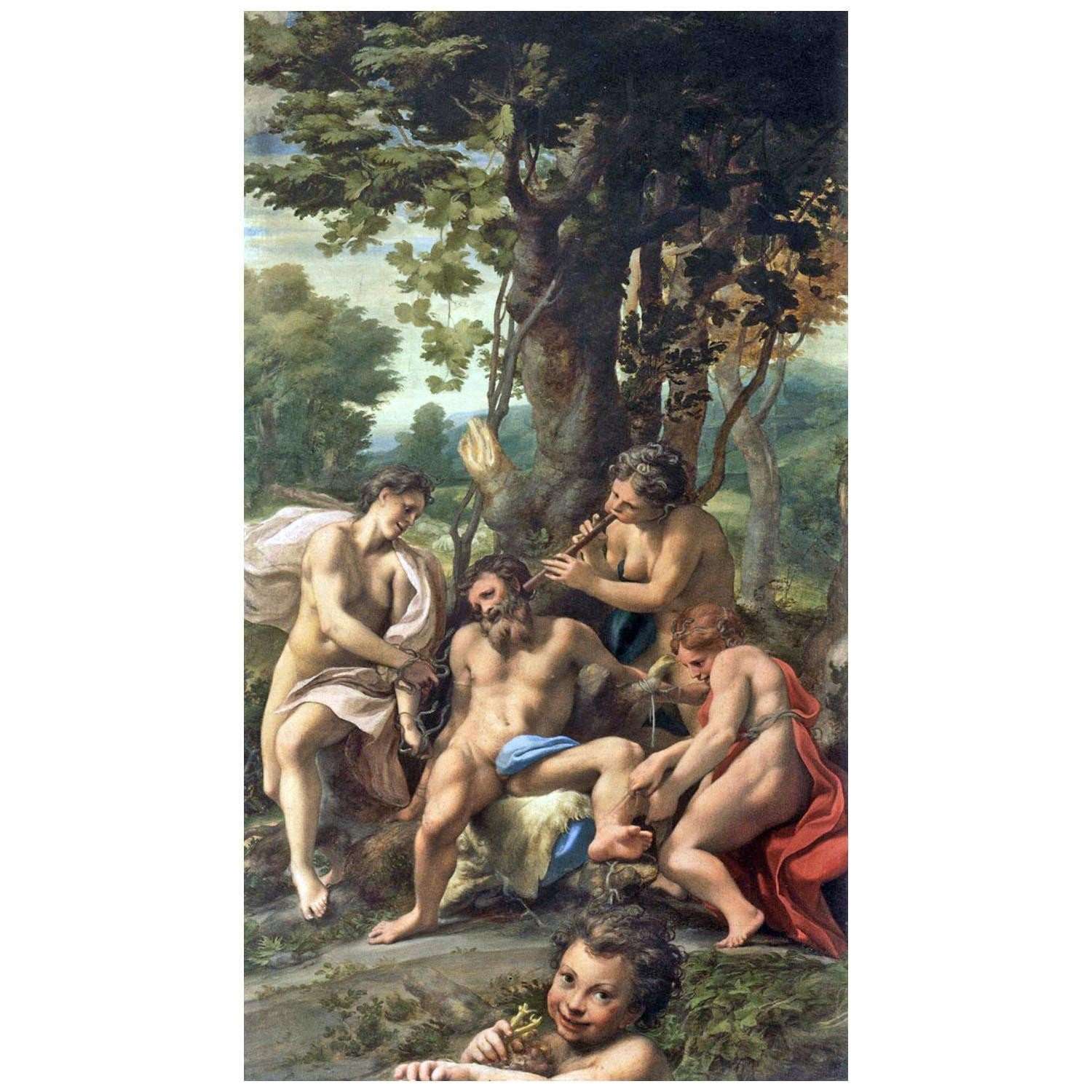    Correggio. Allegoria del Visio. 1531. Musee du Louvre