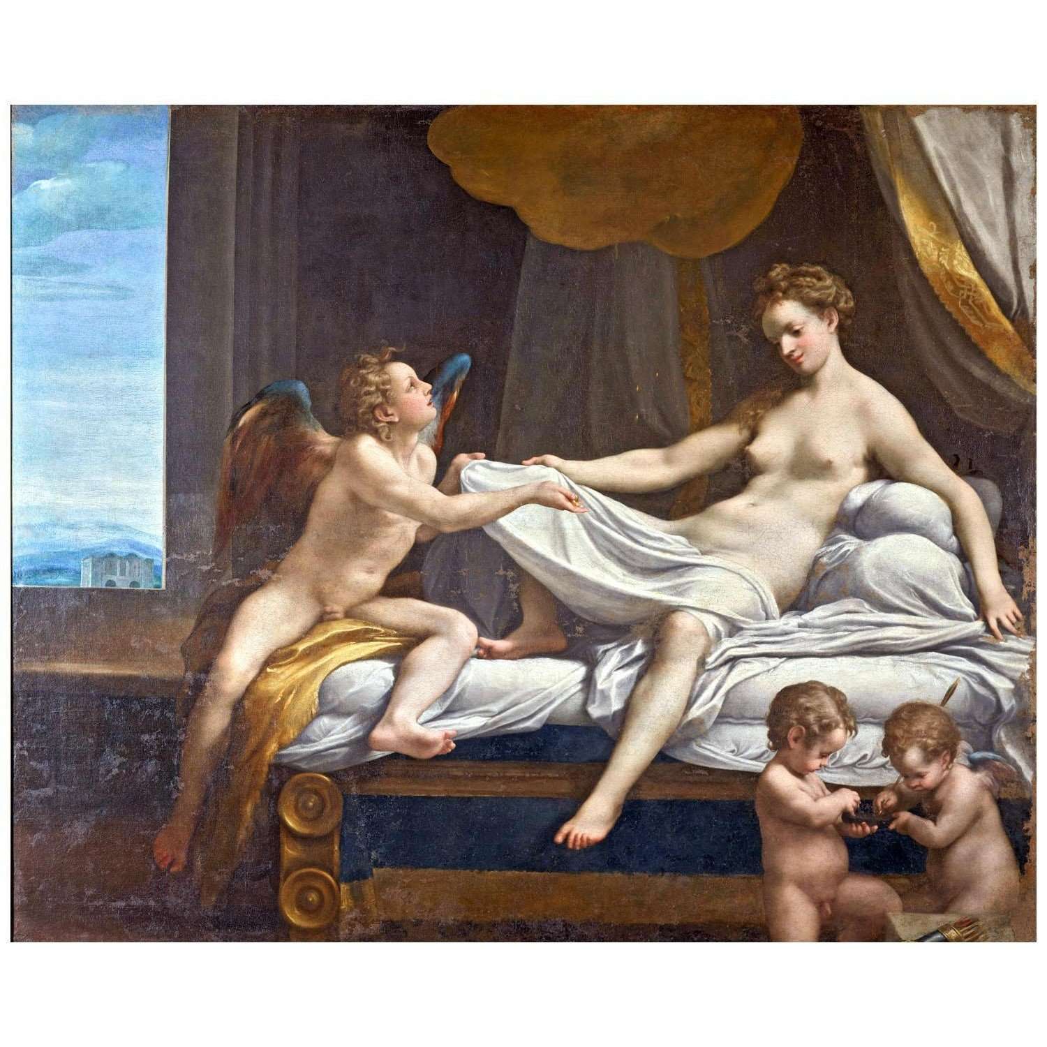   Correggio. Danae. 1532. Galleria Borghese Roma
