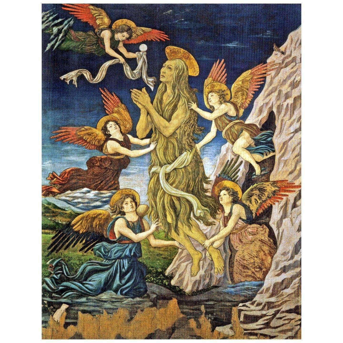  Antonio del Pollaiolo. Assunzione di Maria Maddalena. 1460. Museo Pala del Pollaiolo