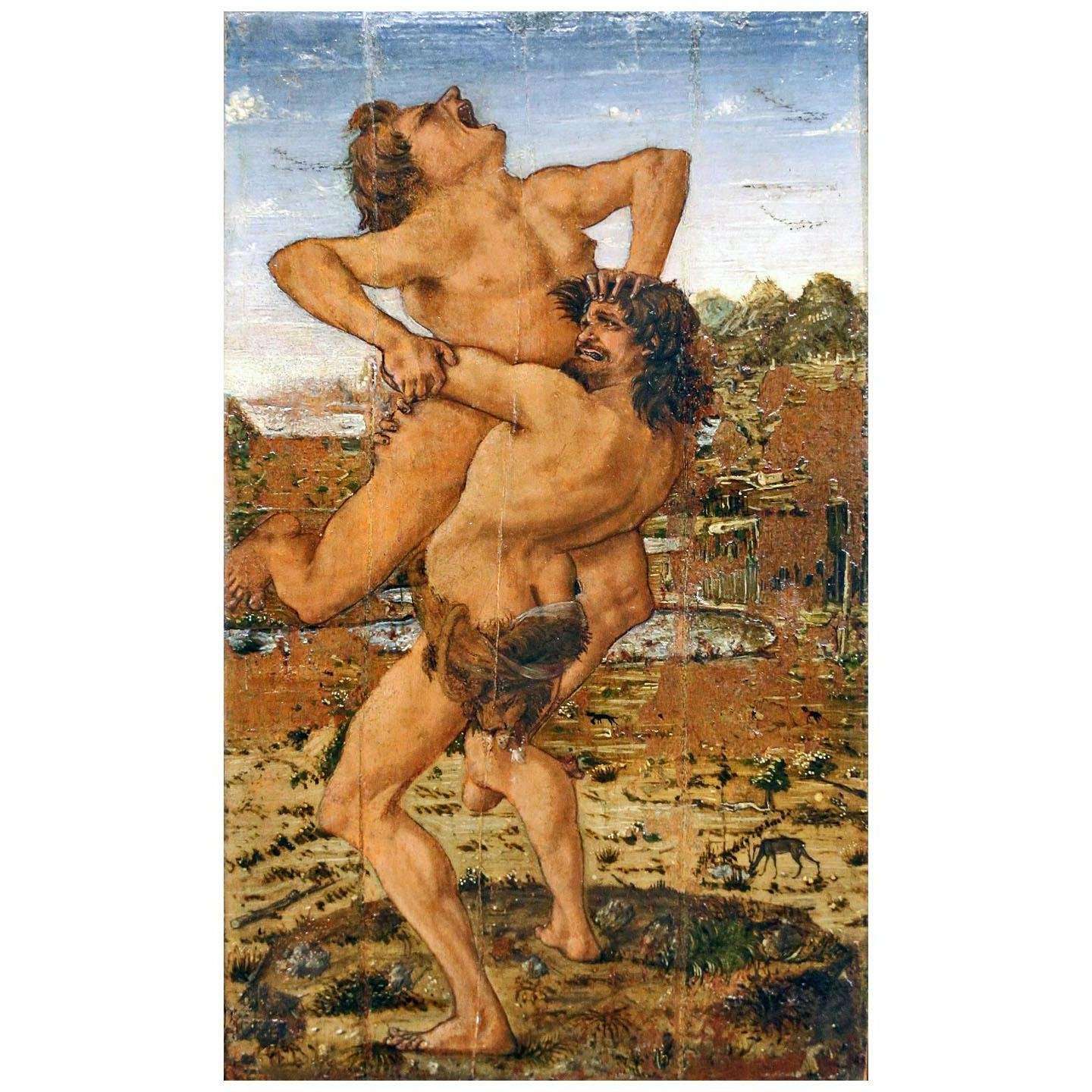  Antonio del Pollaiolo. Ercole e Anteo. 1478. Galleria degli Uffizi Firenze