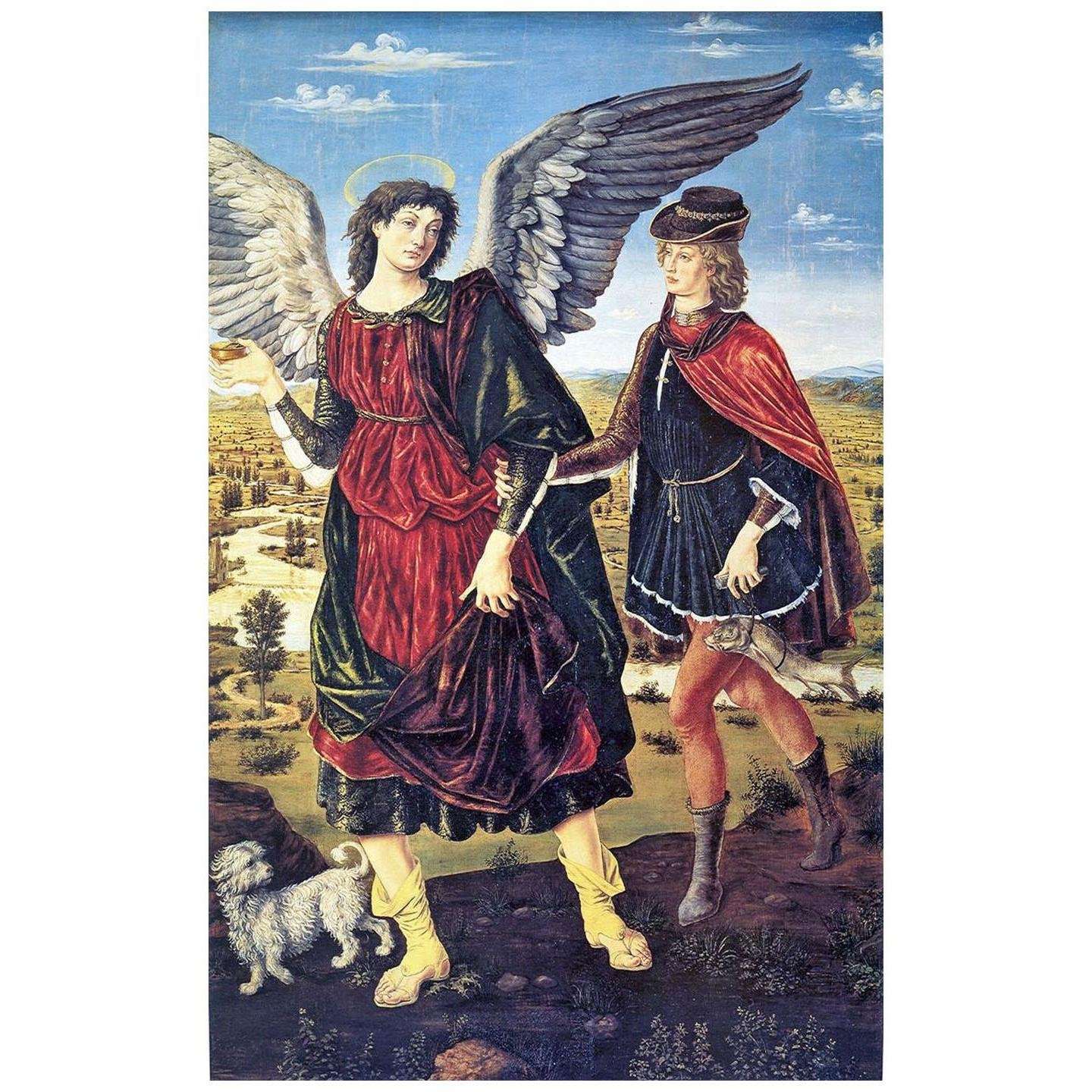  Antonio del Pollaiolo. Tobiolo e lAngelo. 1480. Galleria Sabauda Torino
