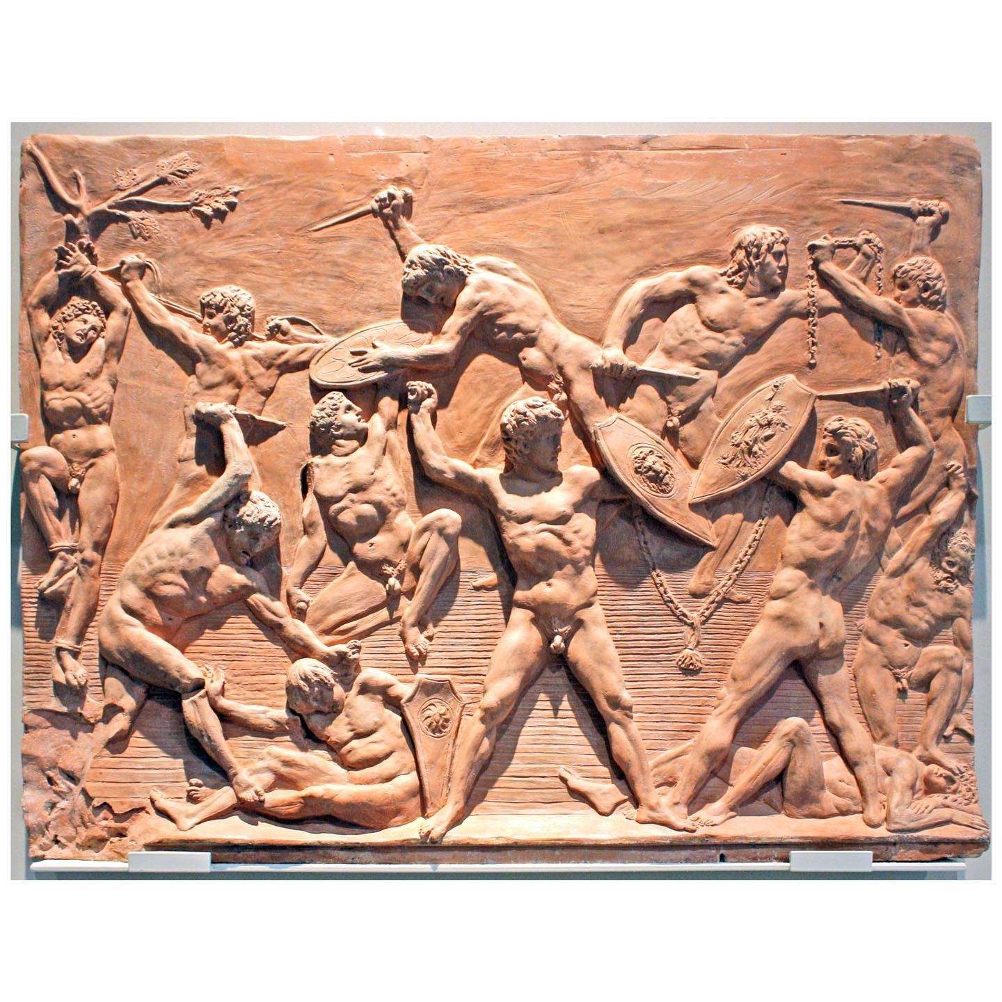  Antonio del Pollaiolo. Bataglia di ignudi. 1480. Victoria and Albert Museum London