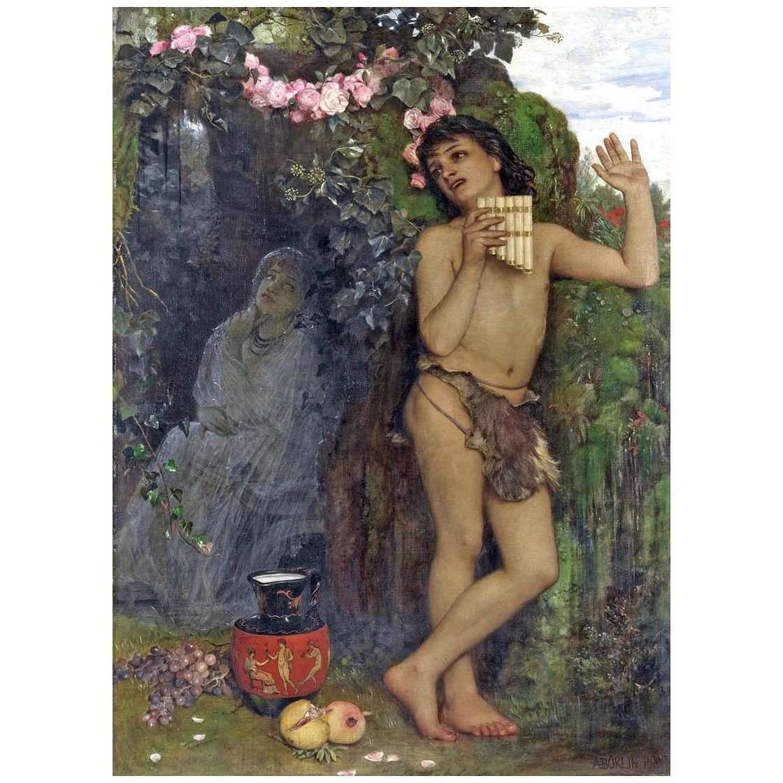  Arnold B?klin. The Complaint of the Shepherd. 1866. Alte Pinakothek Munchen