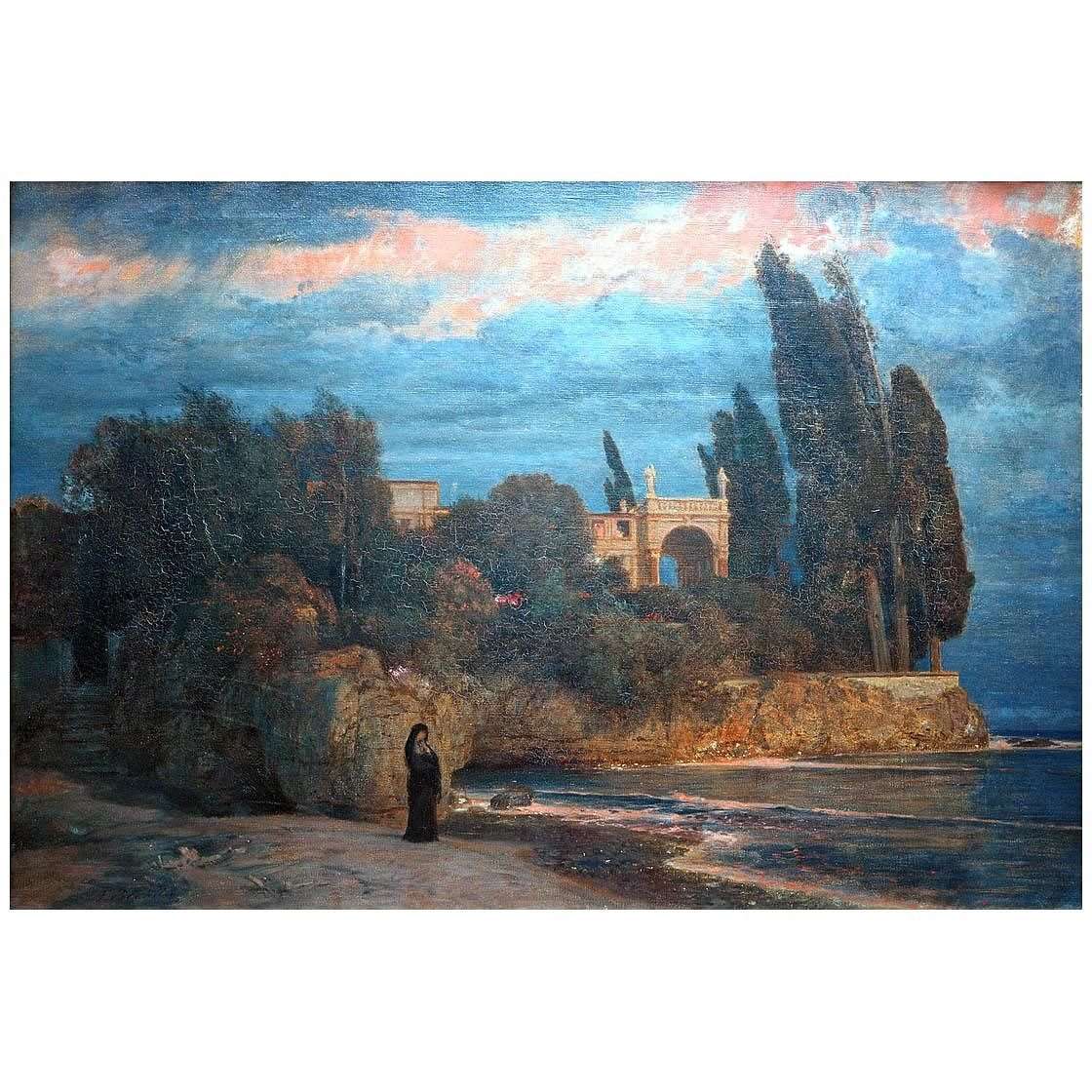  Arnold B?klin. Villa by the Sea. 1871-1874. Stadel Museum Frankfurt