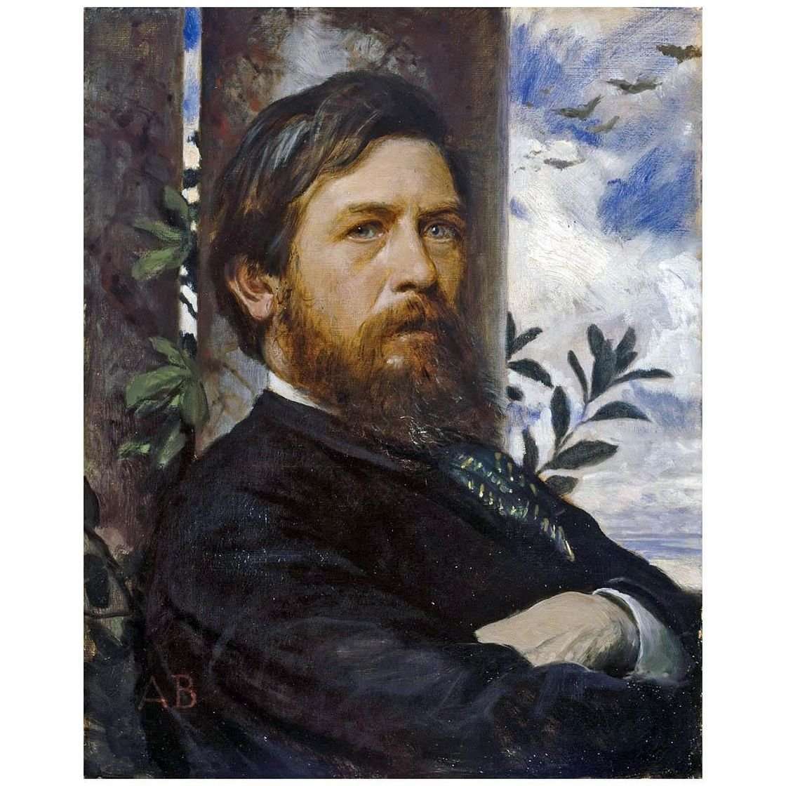  Arnold B?klin. Self-Portrait. 1873. Kunsthalle Hamburg