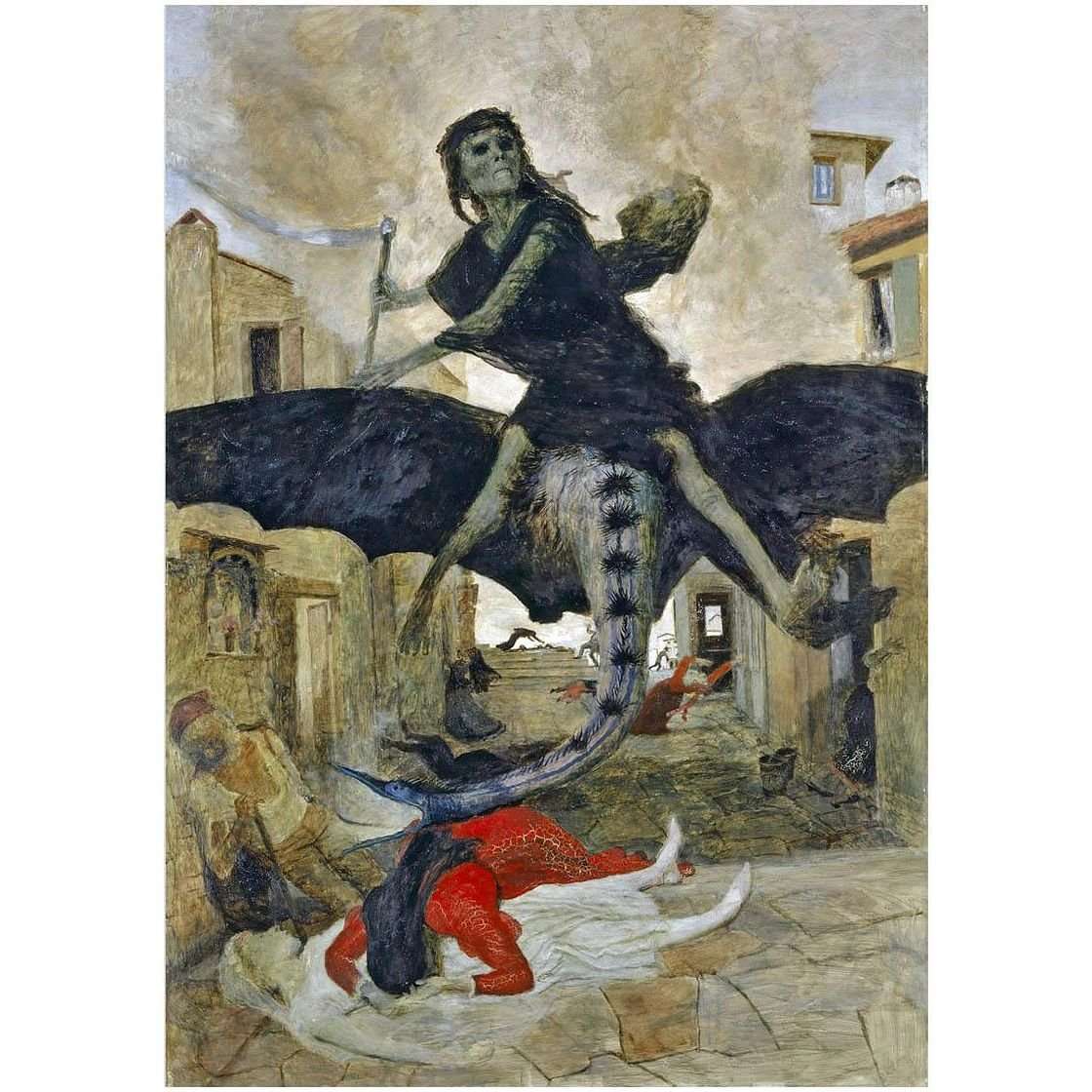  Arnold B?klin. The Plague. 1898. Kunstmuseum Basel
