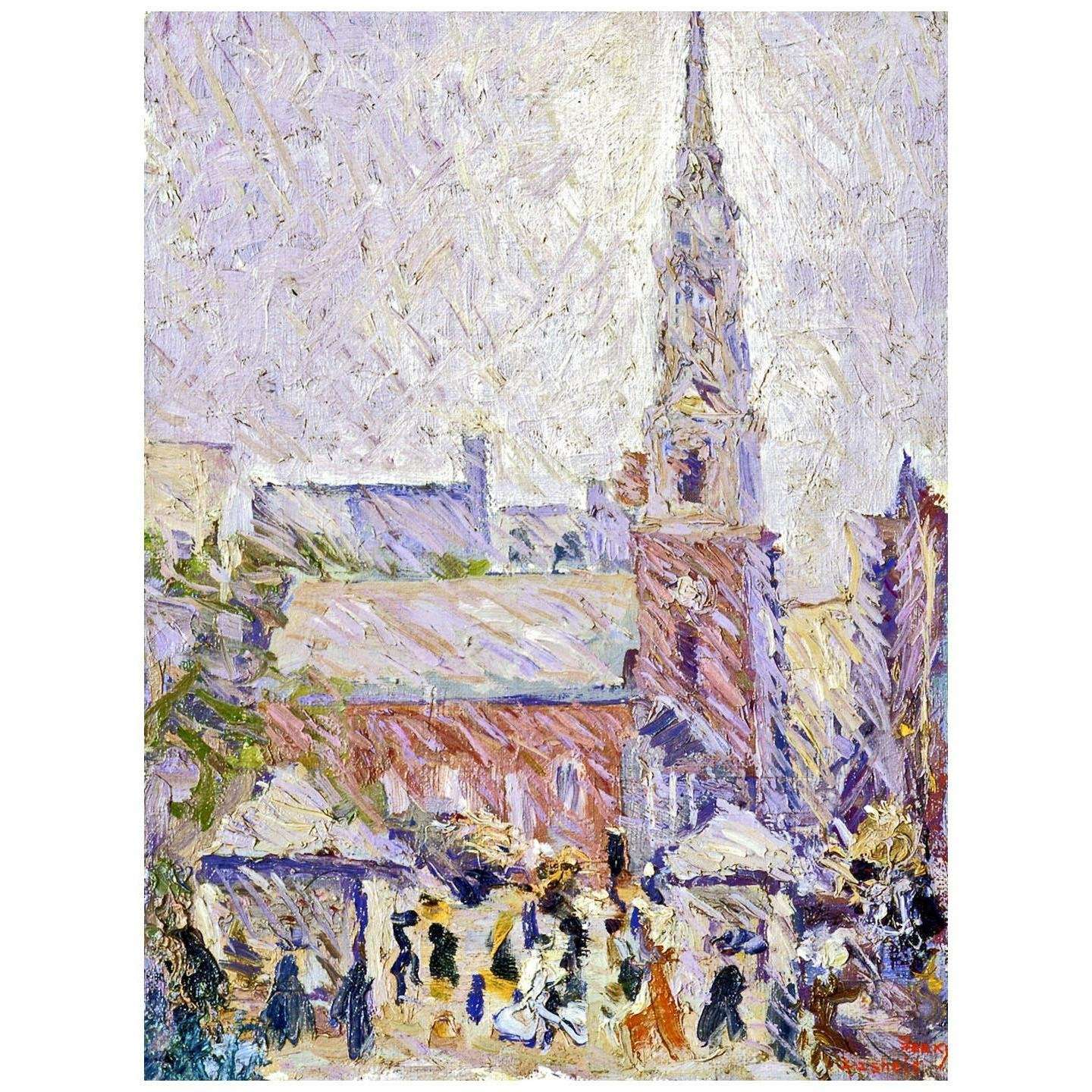  Arshille Gorky. Park Street Church Boston. 1924. Whitney Museum New York