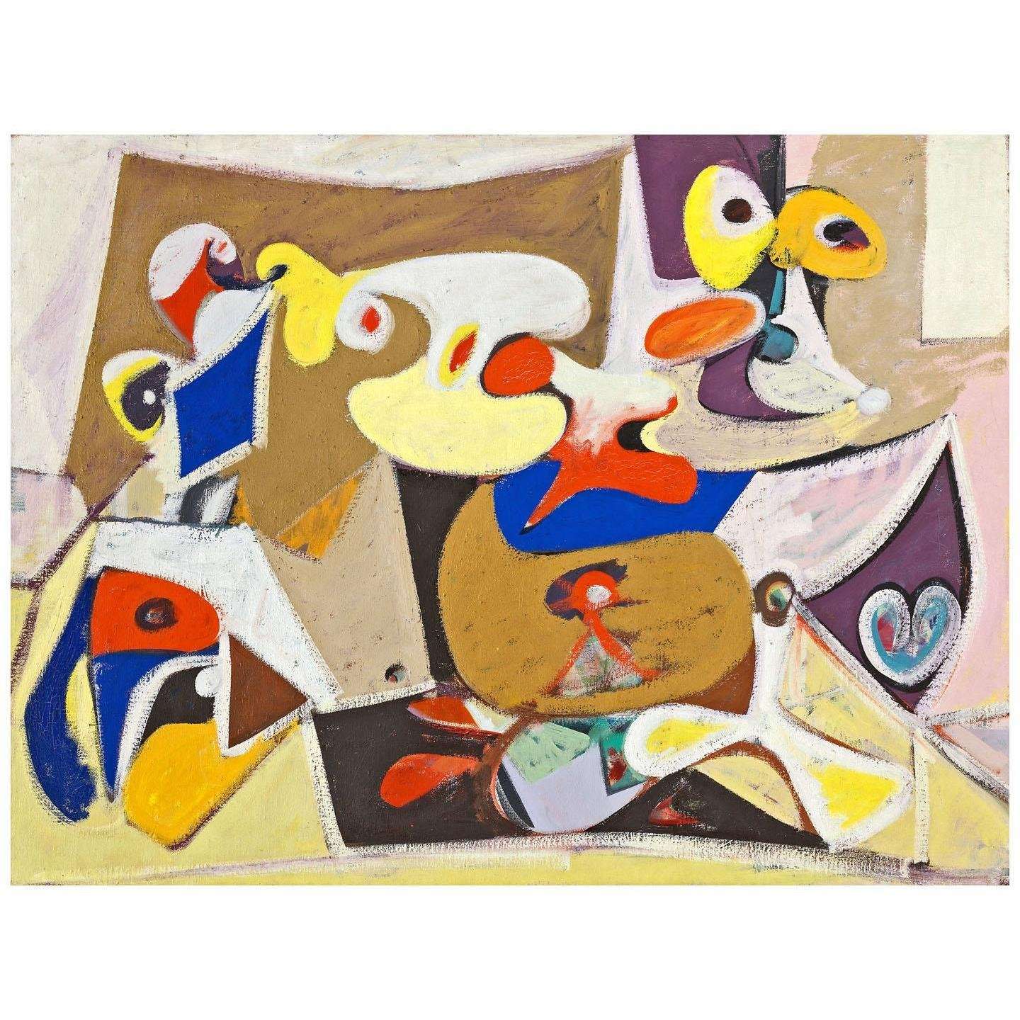  Arshille Gorky. After Khorkom. 1942. Art Institute of Chicago
