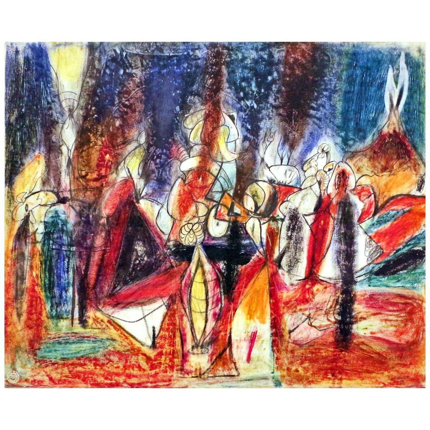  Arshille Gorky. Carnival. 1943. Art Institute of Chicago