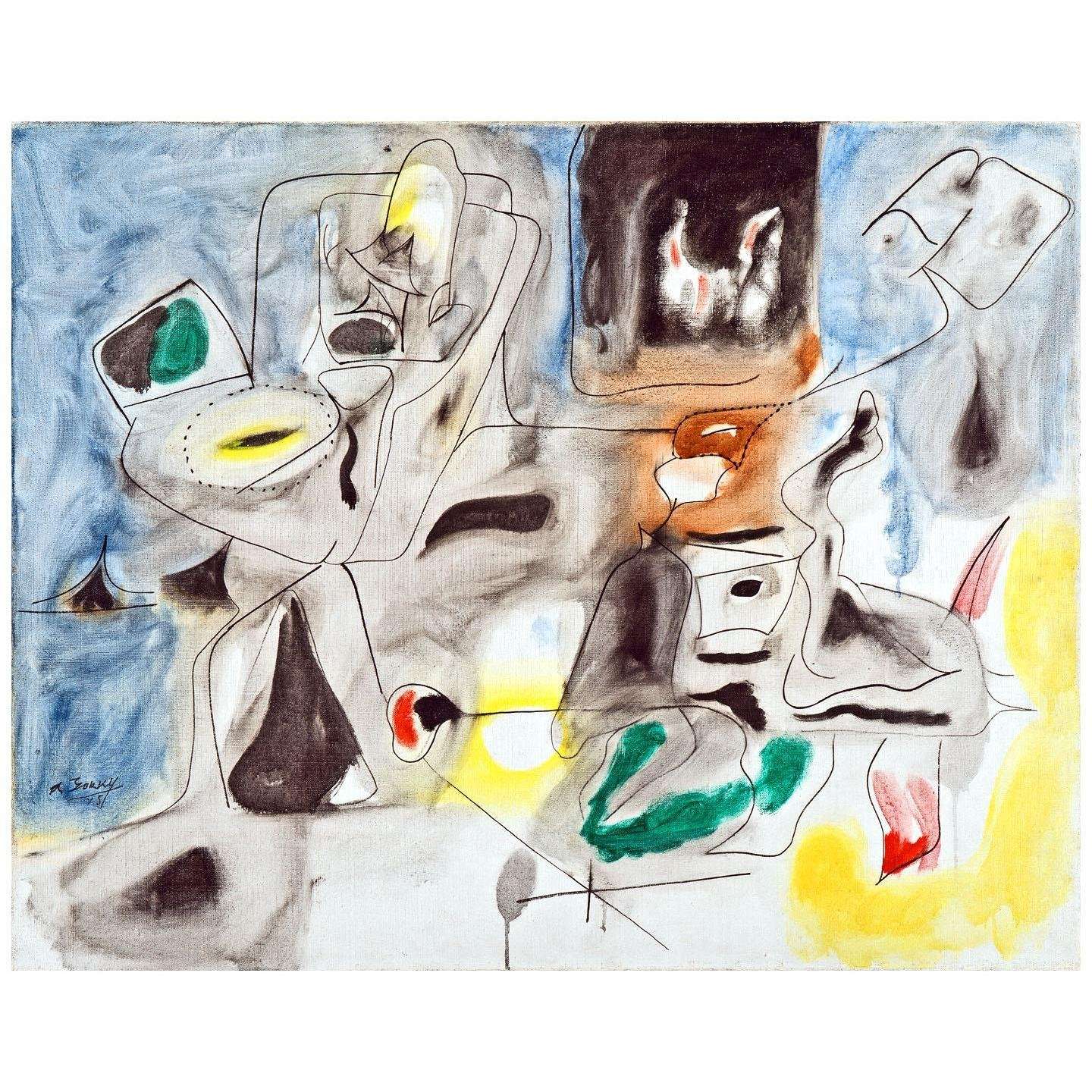  Arshille Gorky. Good Hope Road II. 1945. Museo Thyssen-Bornemisza Madrid
