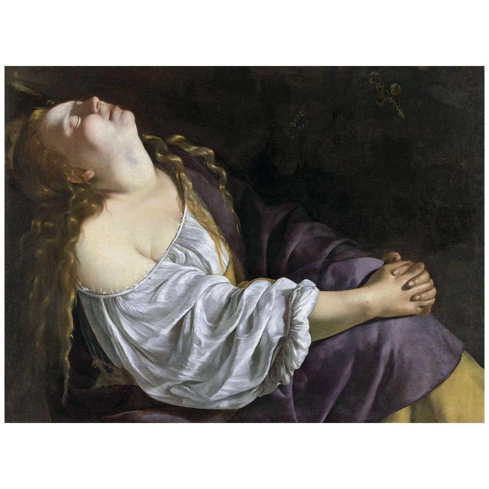  Artemisia Gentileschi. Maria Maddalena in estasi. 1613. Collezione privata