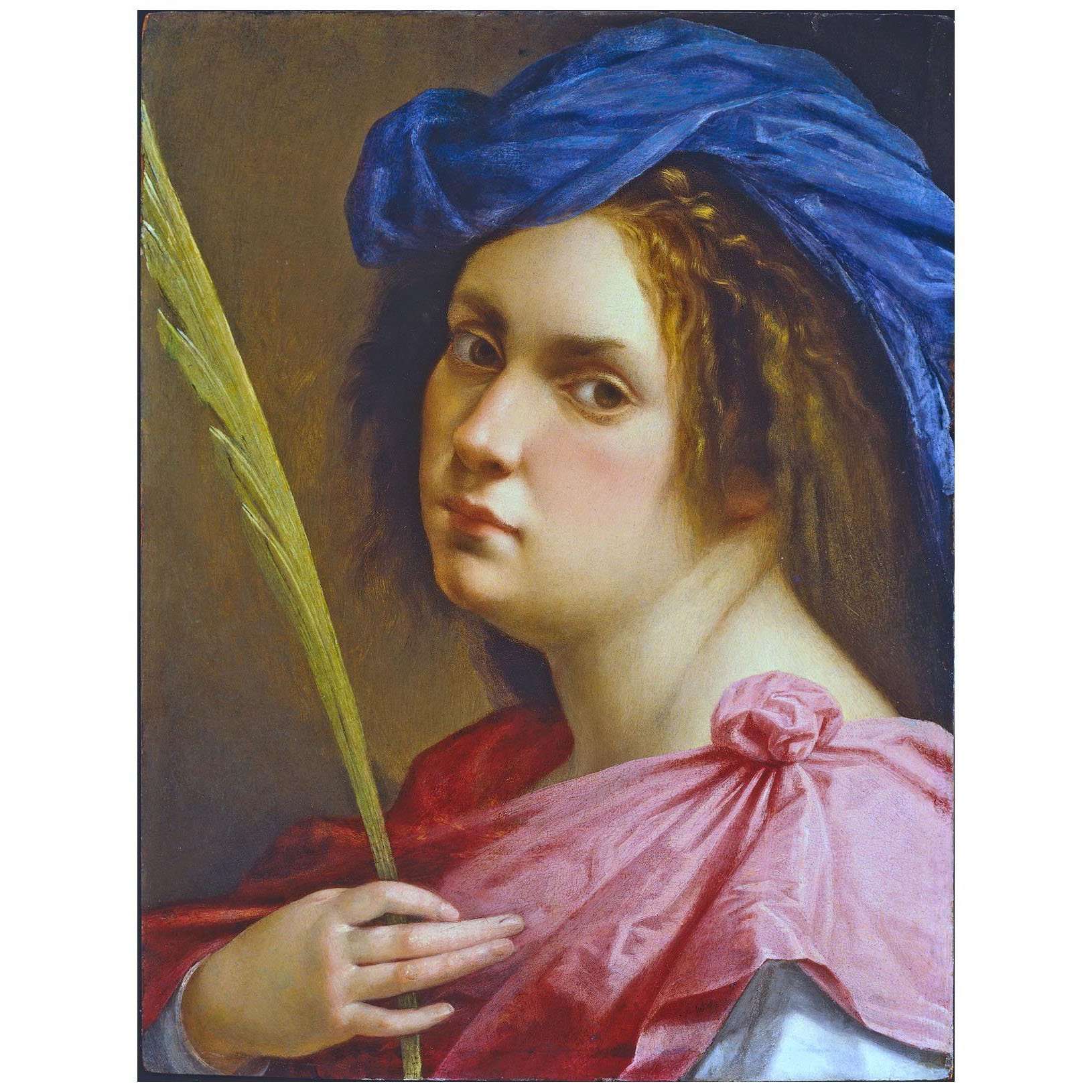  Artemisia Gentileschi. Autoritratto come martire. 1615. Collezione privata