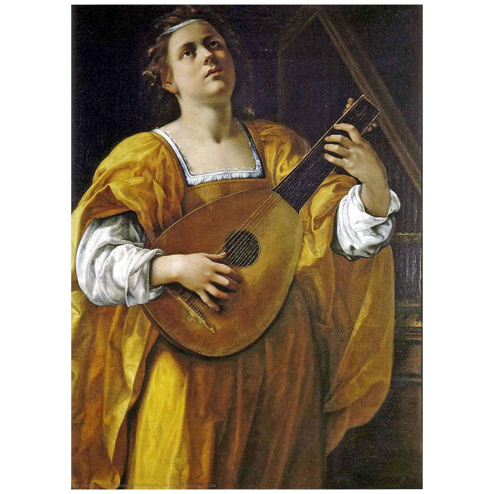  Artemisia Gentileschi. Santa Cecilia. 1620. Galleria Spada Roma