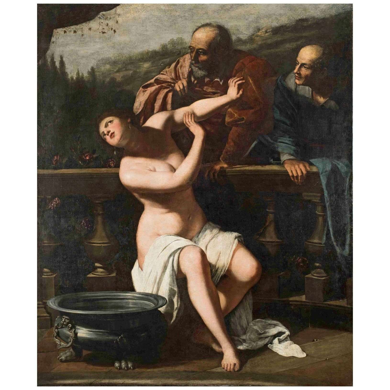  Artemisia Gentileschi. Susanna e i vecchioni. 1649. Moravska galerie Brno