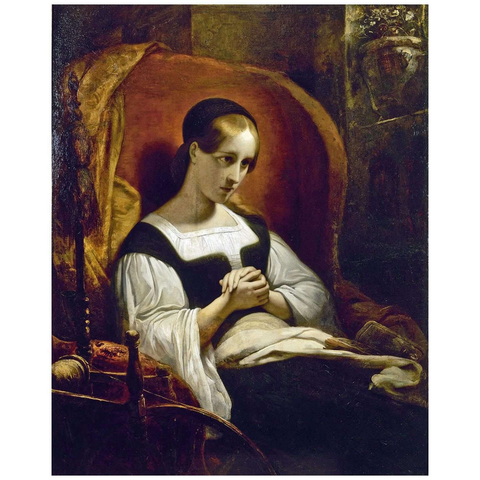  Ary Scheffer. Marguerite au rouet. 1831. Musee de la Vie romantique Paris