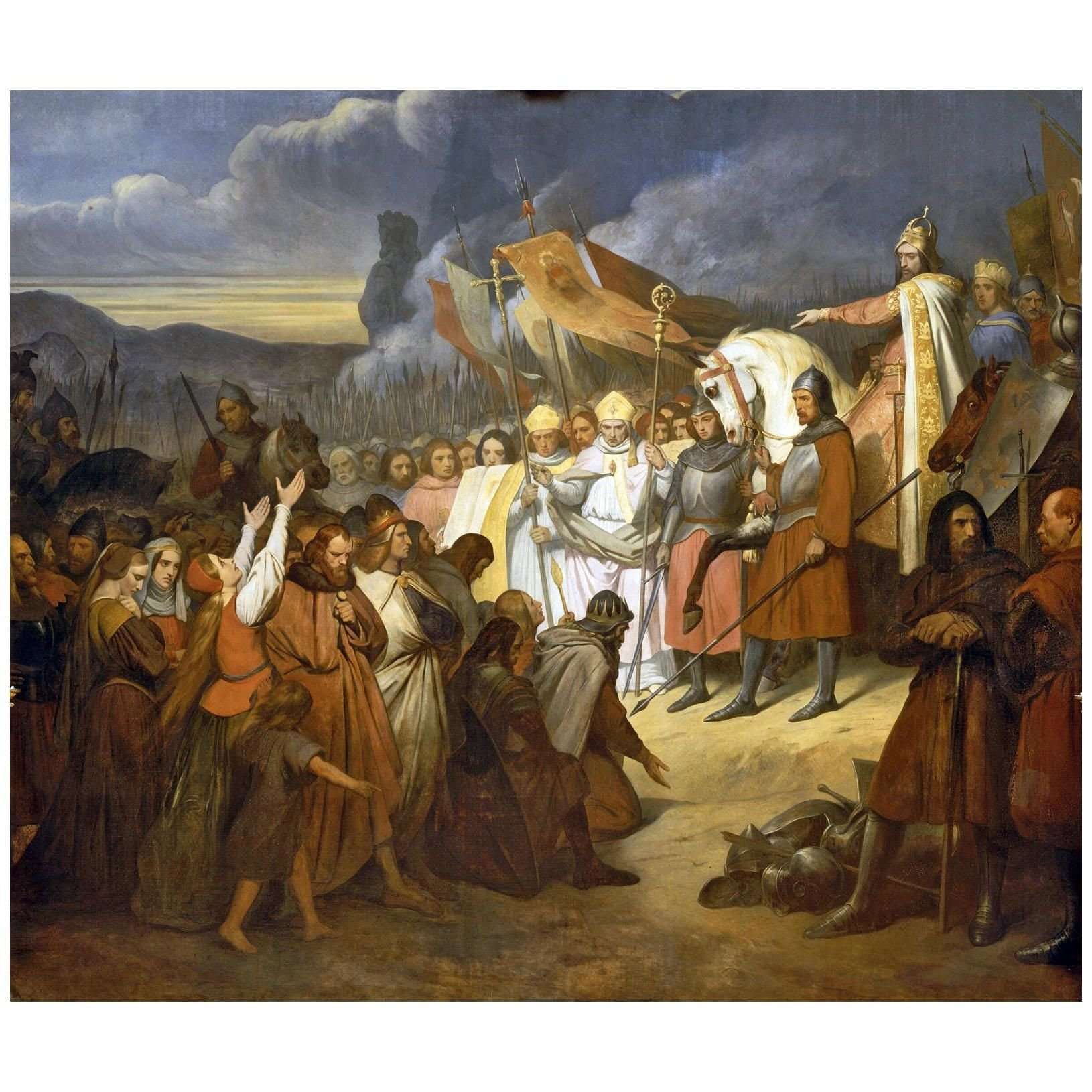  Ary Scheffer. Charlemagne a Paderborn. 1835. Ch?teau de Versailles