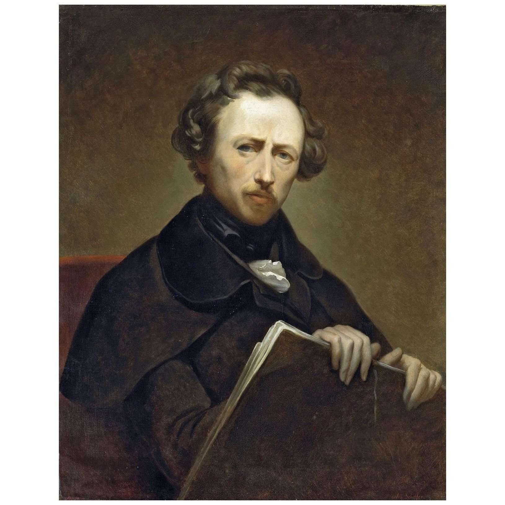  Ary Scheffer. Autoportrait. 1838. Rijksmuseum Amsterdam