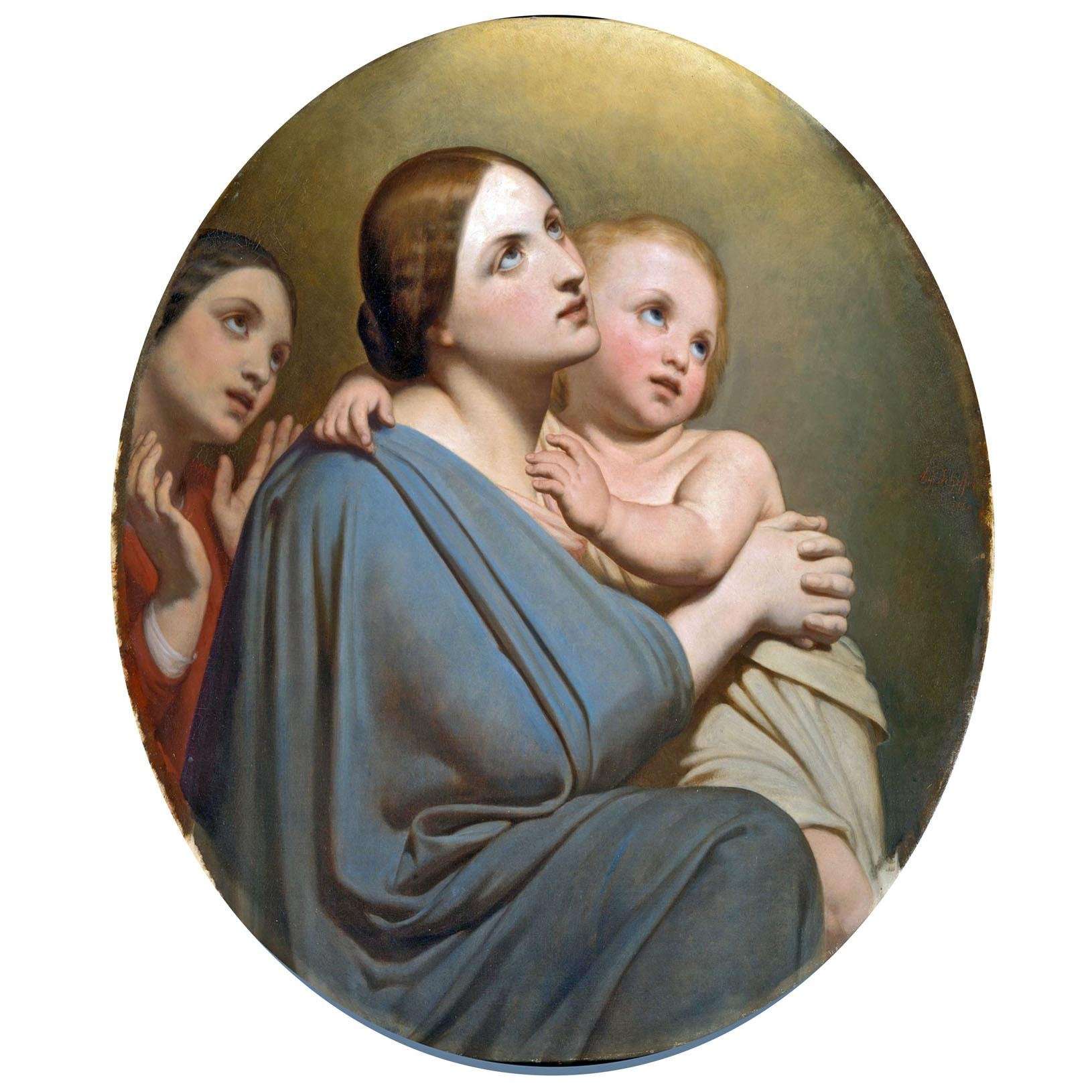  Ary Scheffer. B?nis soient les purs de Coeur. 1849. Amsterdam Museum