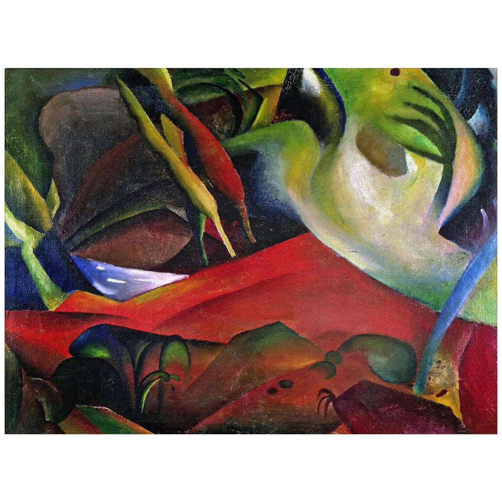  August Macke. Der Sturm. 1911. Saarland Museum Saarbrucken