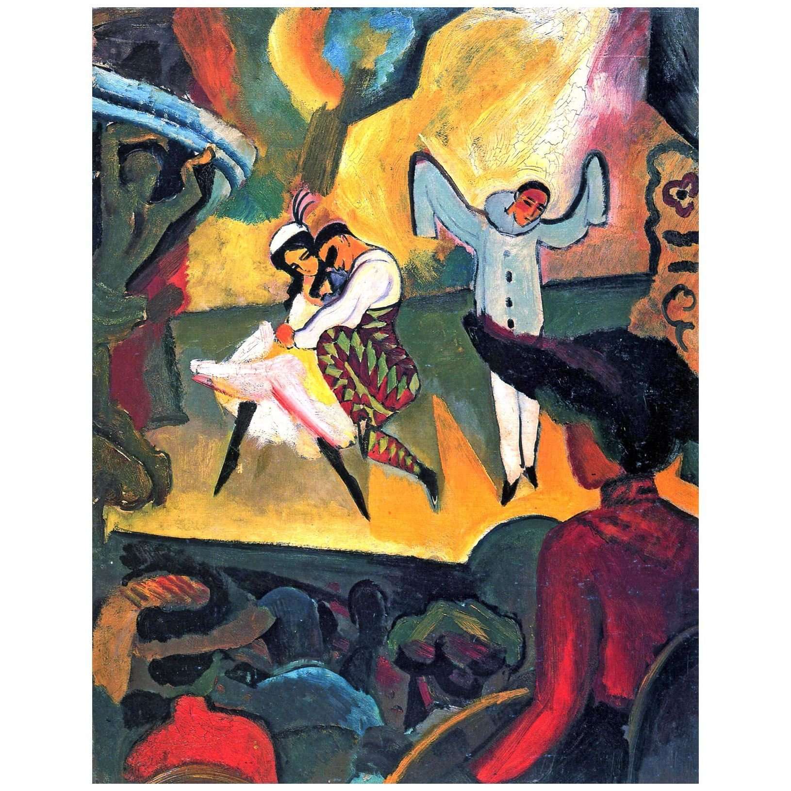  August Macke. Russisches Ballett 1. 1912. Kunsthalle Bremen