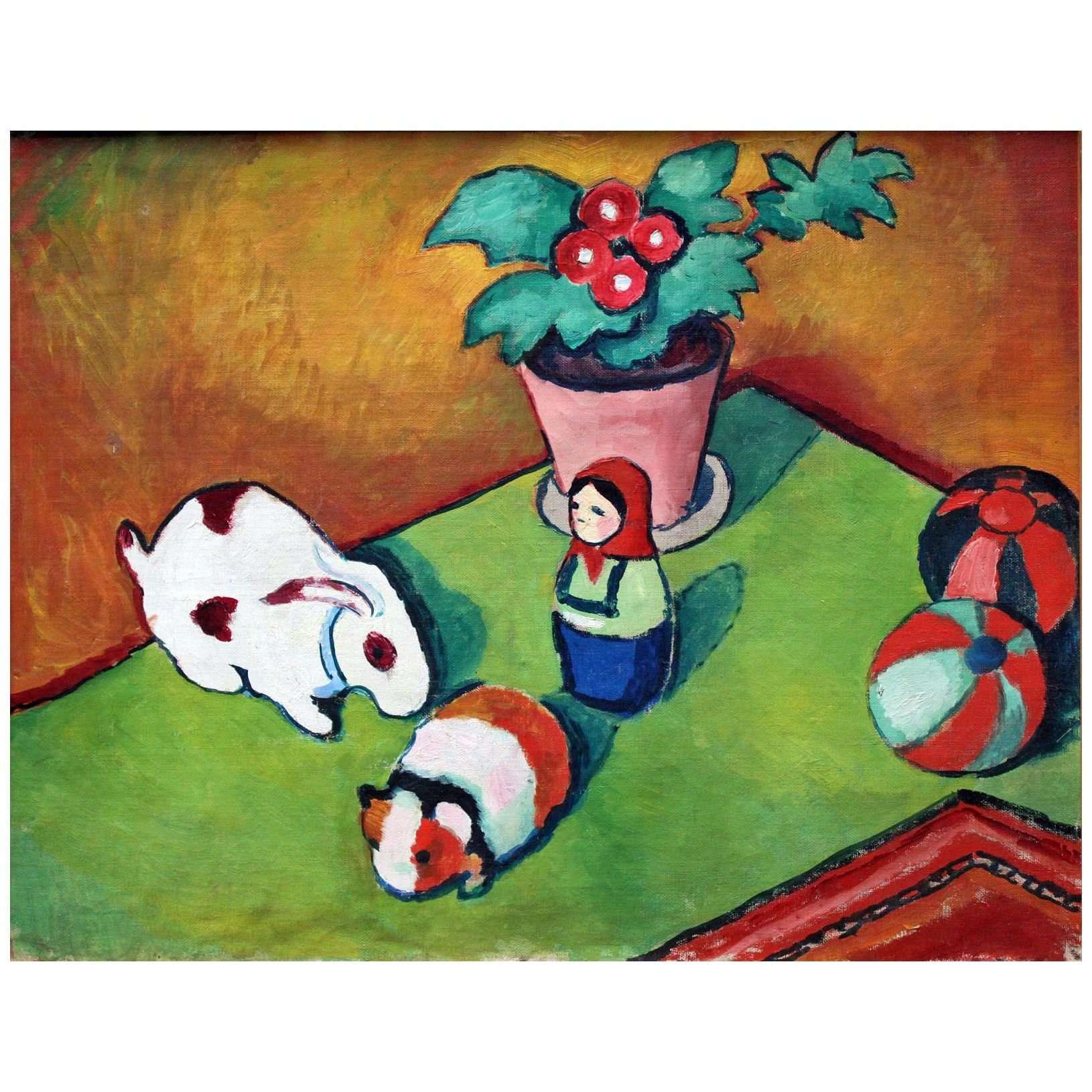  August Macke. Walterchens Spielsachen. 1912. Stadel Museum Frankfurt