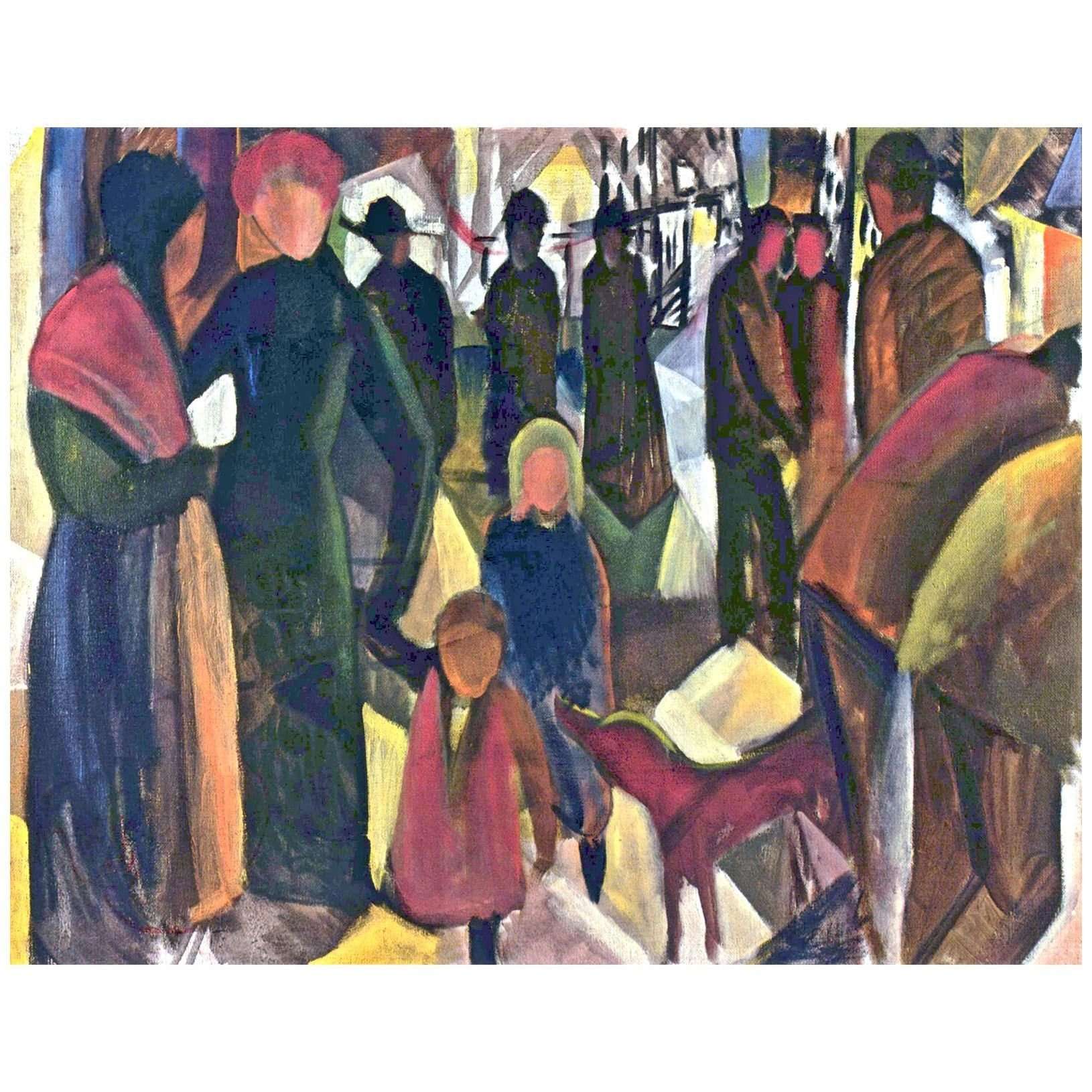  August Macke. Abschied. 1914. Museum Ludwig Koeln