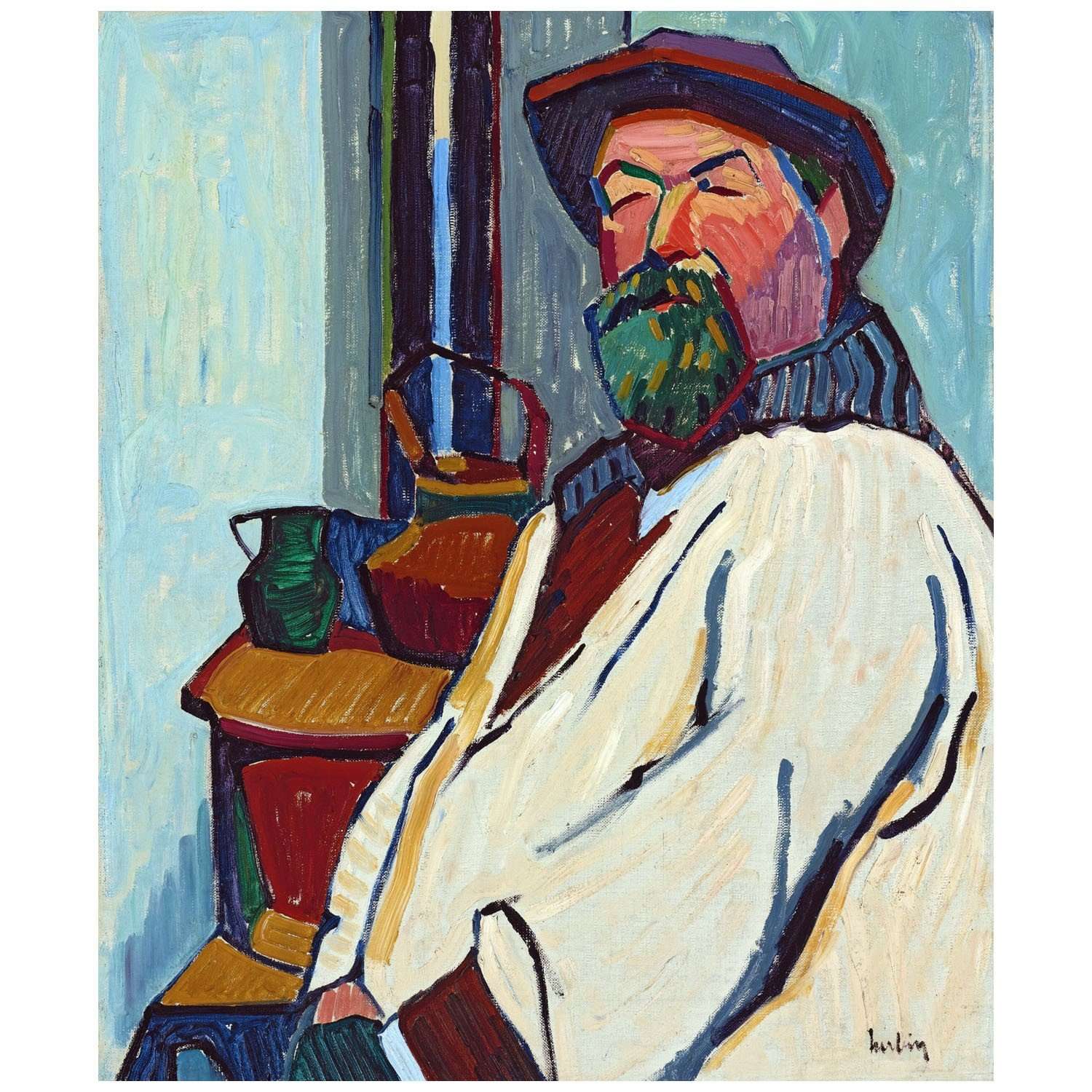  Auguste Herbin. Peintre Mathieu Battaglia. 1906