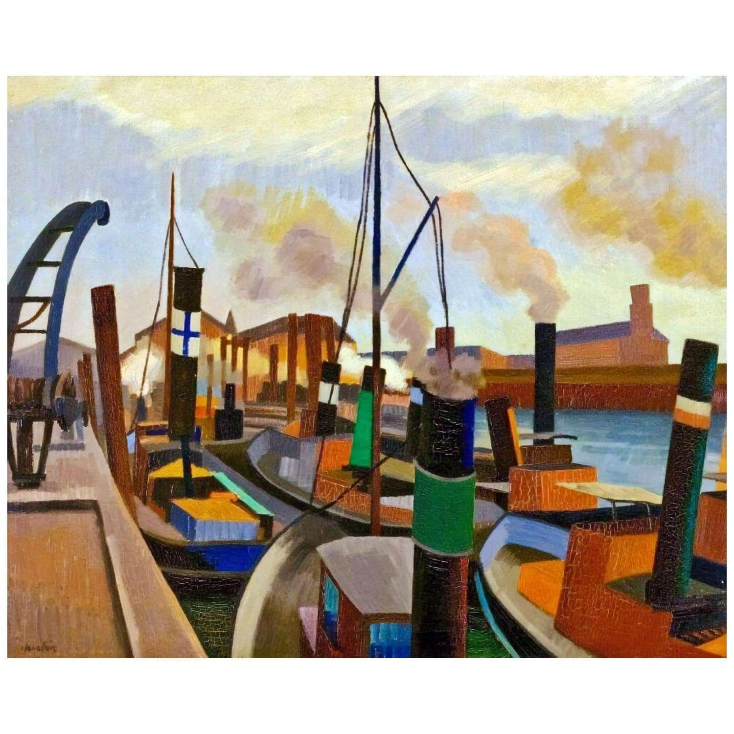  Auguste Herbin. Le Port. 1907