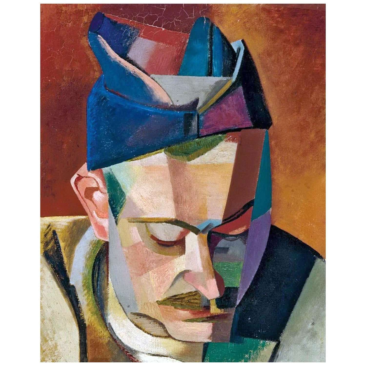 Auguste Herbin. Portrait de Lieutenant. 1915