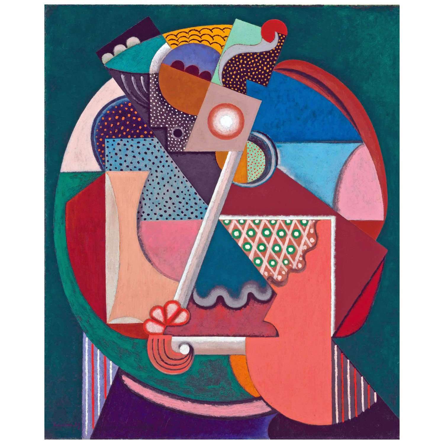  Auguste Herbin. Composition. Danseuse. 1919
