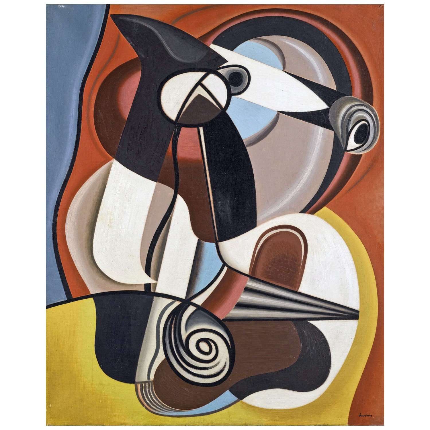  Auguste Herbin. Composition abstraite. 1929