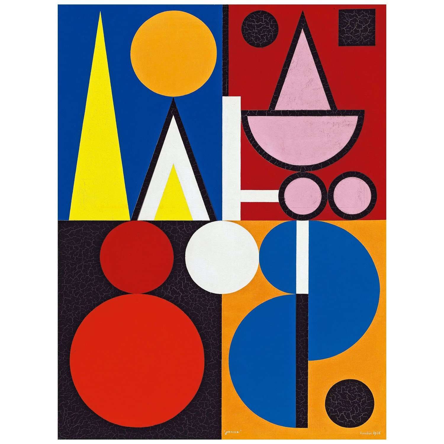  Auguste Herbin. Jaune. 1946