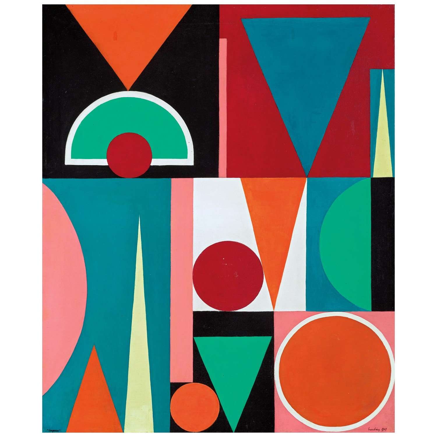  Auguste Herbin. Impasse. 1947