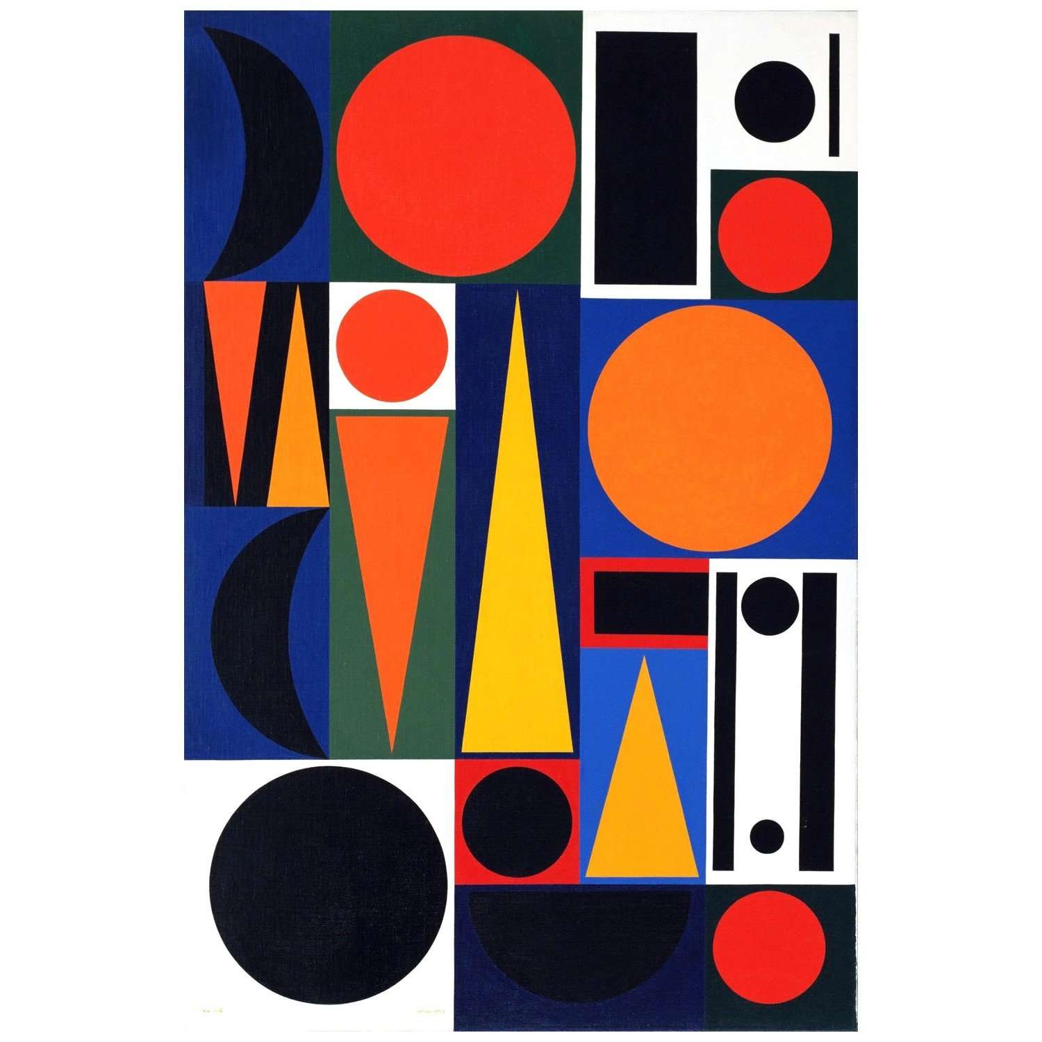  Auguste Herbin. La vie 2. 1950