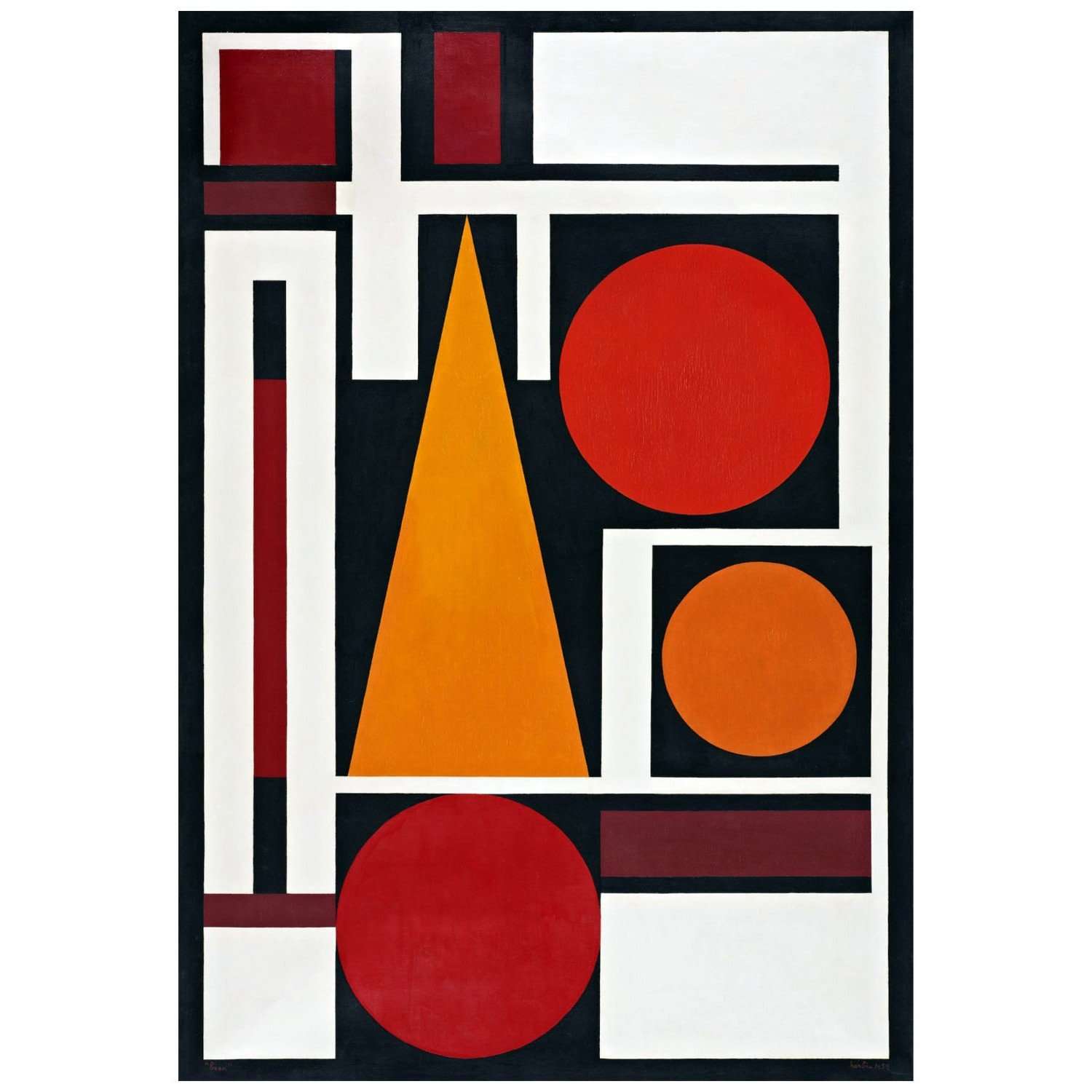  Auguste Herbin. Bien. 1952