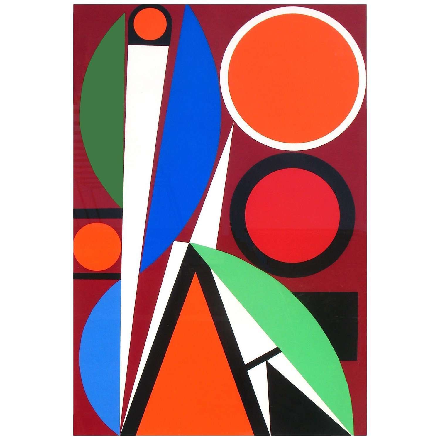  Auguste Herbin. Sans titre. 1957