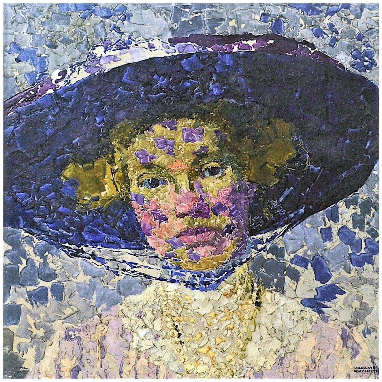  Augusto Giacometti. Lady with Blue Hat. 1910. Bundner Kunstmuseum Chur