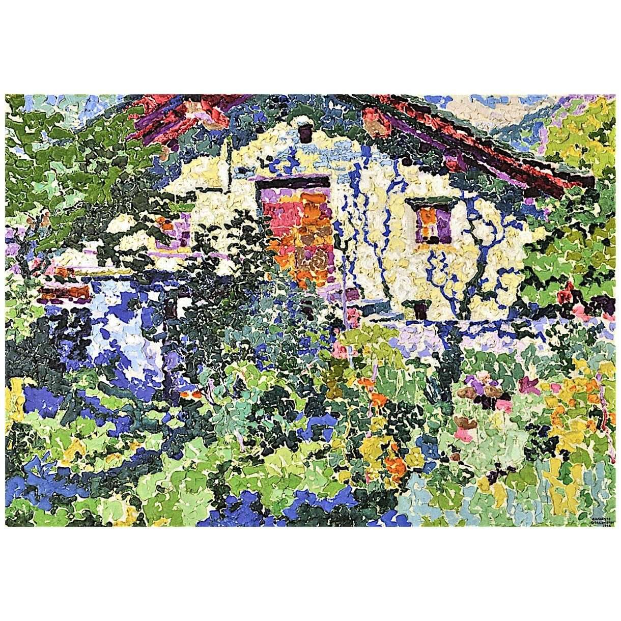  Augusto Giacometti. My Garden 1914. Private collection