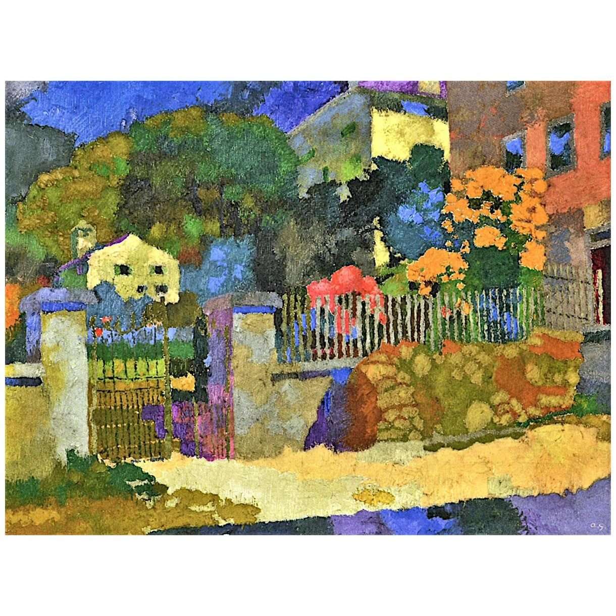  Augusto Giacometti. Home in Stampa. 1943. Private collection